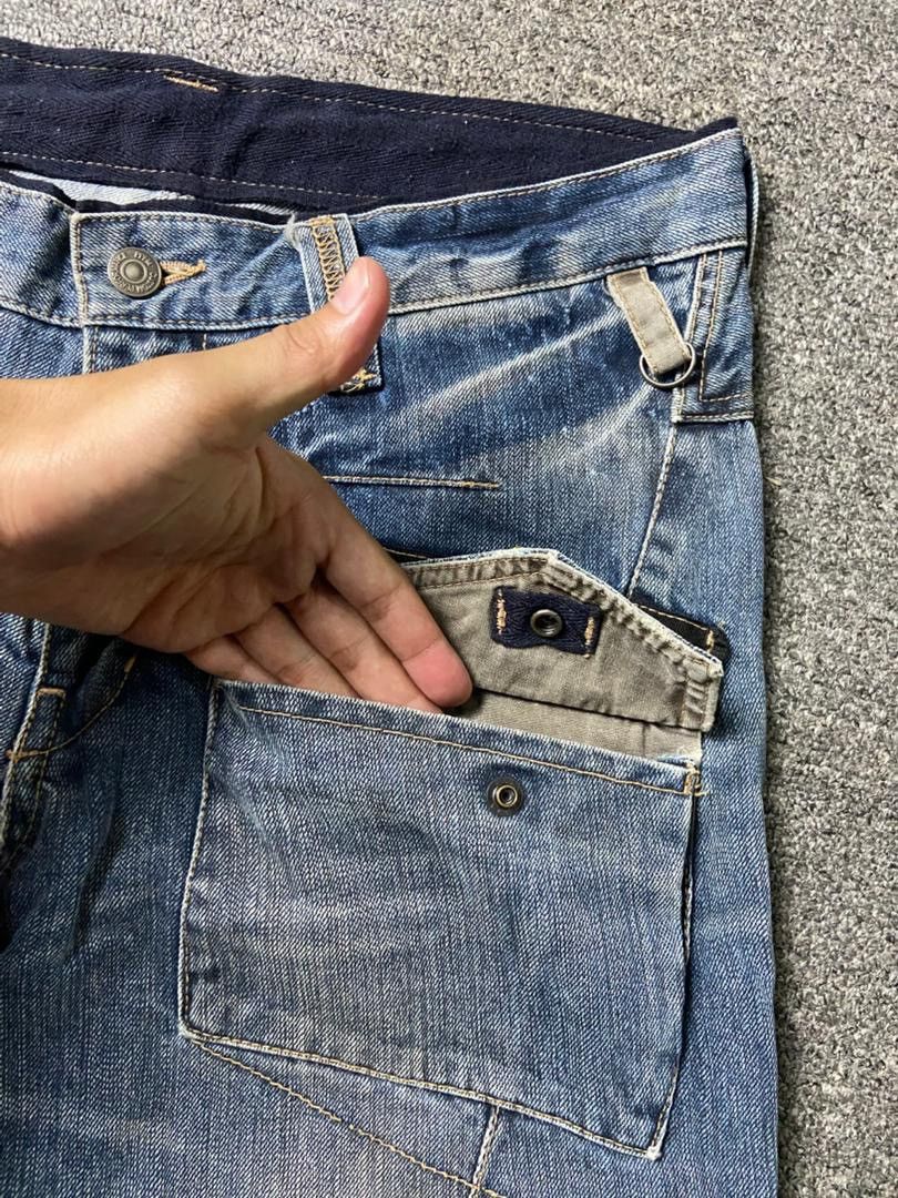 PPFM 🔥 PPFM Bondage Multi-zipper Denim Jeans 🔥 (136) Size US 32 / EU 48 - 11 Thumbnail
