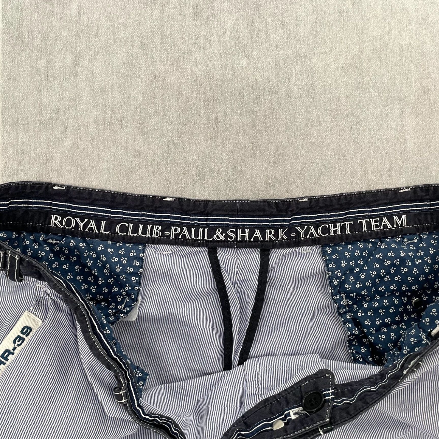 Paul & Shark VINTAGE Paul & Shark Yachting Shorts Bermuda Adult 48 Blue Nautical Logo Cotton Summer Mens Size US 32 / EU 48 - 6 Thumbnail