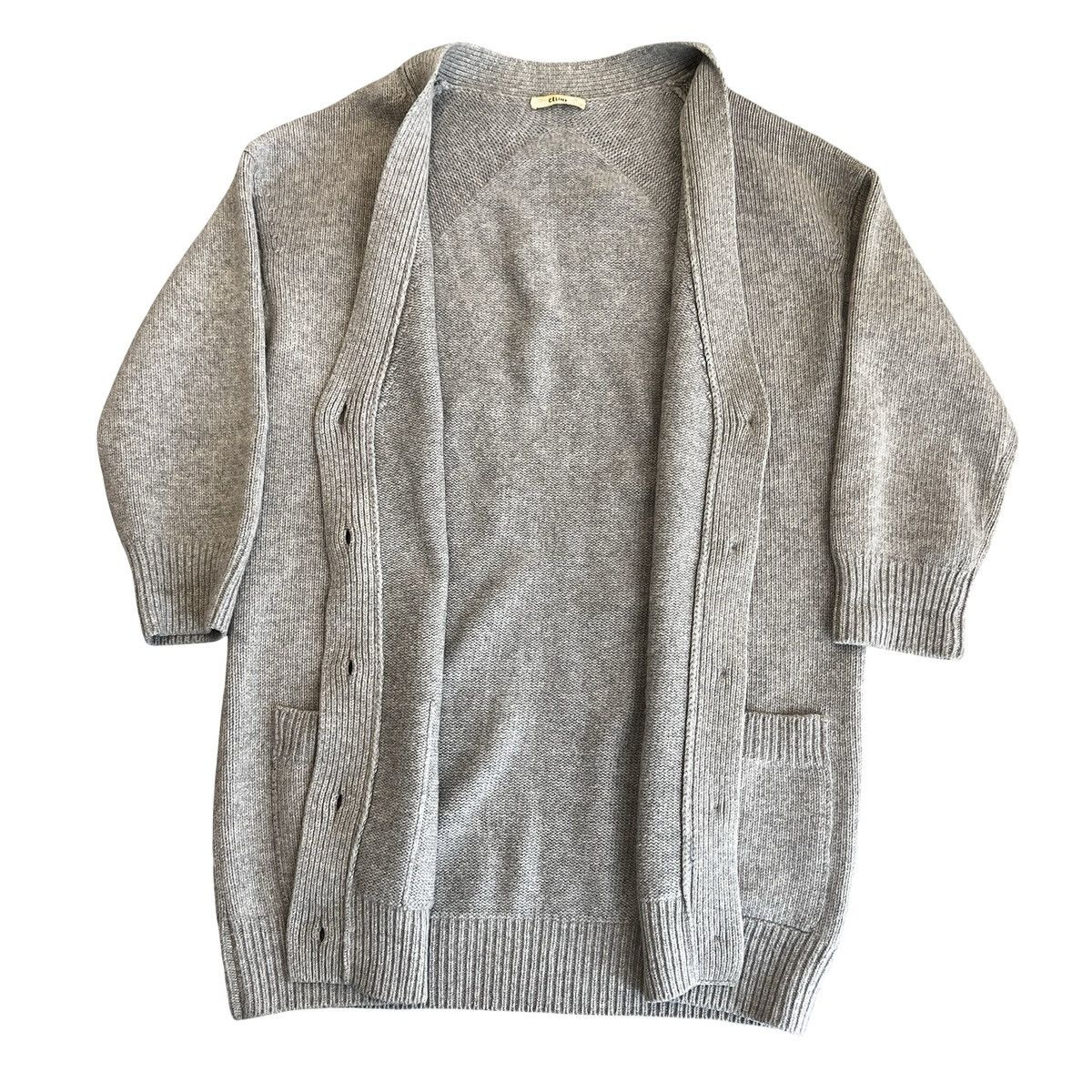 Celine Celine by Phoebe Philo Heavy Long Knit Cardigan Size US XS / EU 42 / 0 - 5 Thumbnail