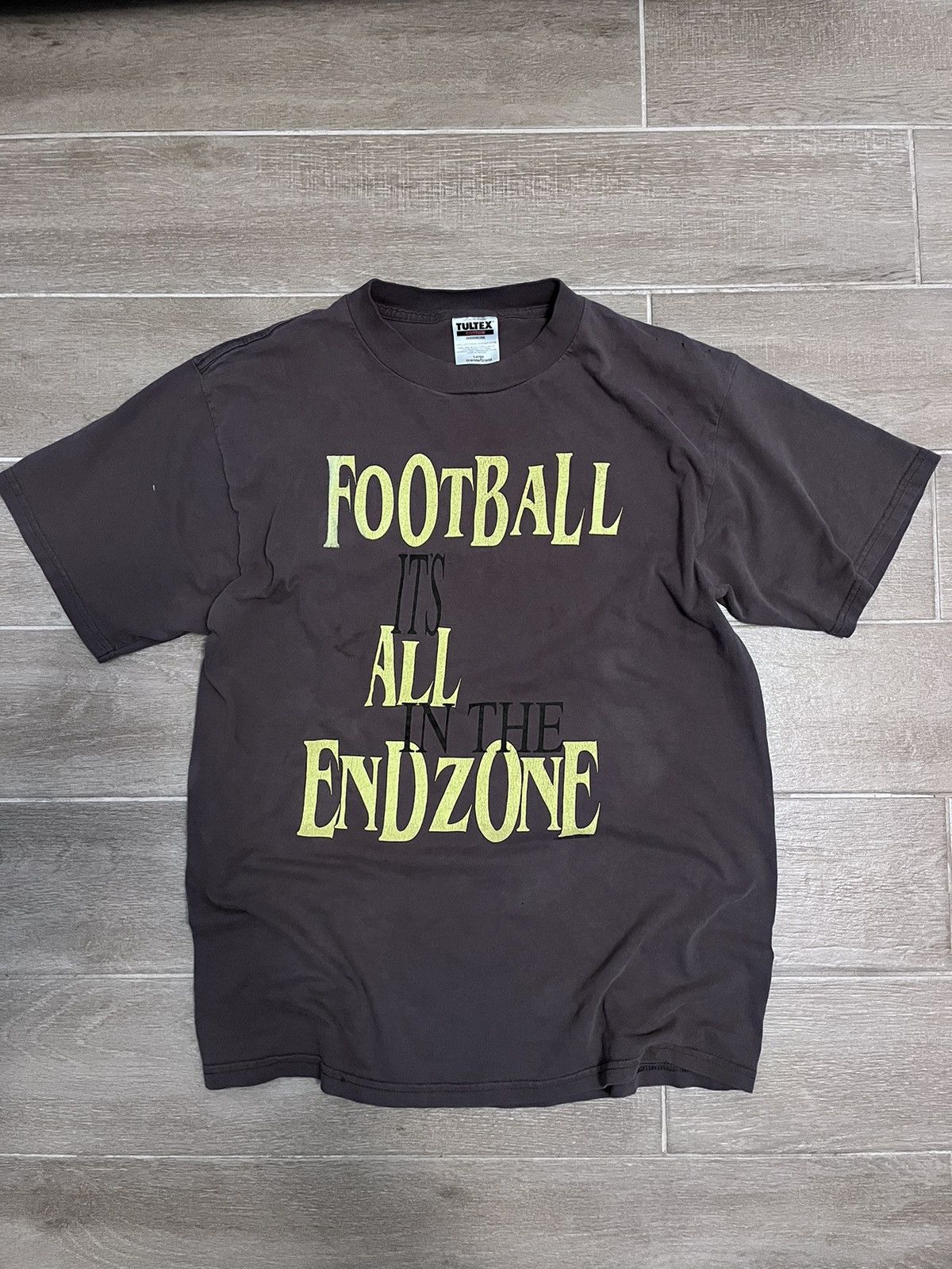 Vintage 1995 TulTex football tee Size US L / EU 52-54 / 3 - 3 Thumbnail
