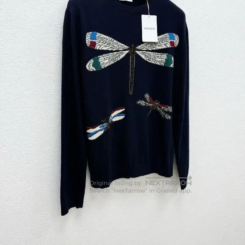 Valentino Valentino Men's Black Wool Long Sleeve Sweater . Size US L / EU 52-54 / 3 - 2 Thumbnail
