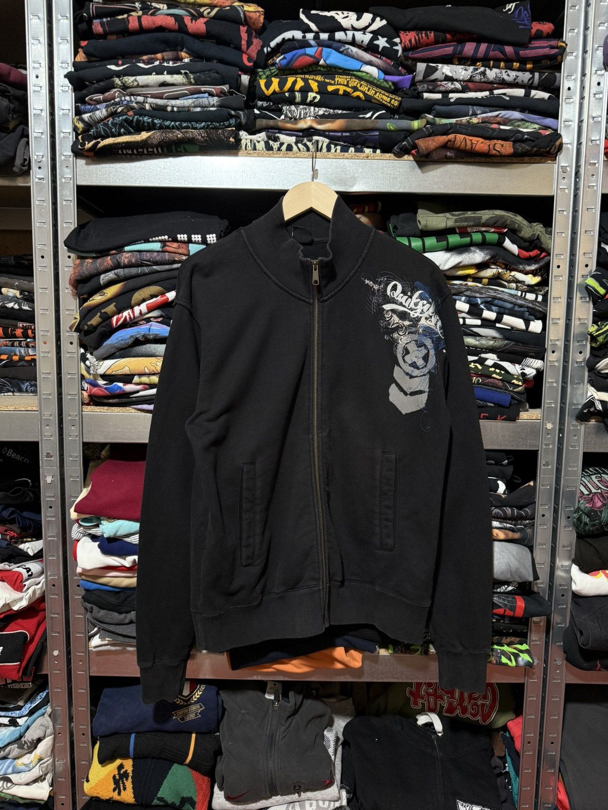 Quicksilver × Vintage Vintage 90s Quicksiver Australia Surfboards Zip Sweater y2k Size US L / EU 52-54 / 3 - 1 Thumbnail