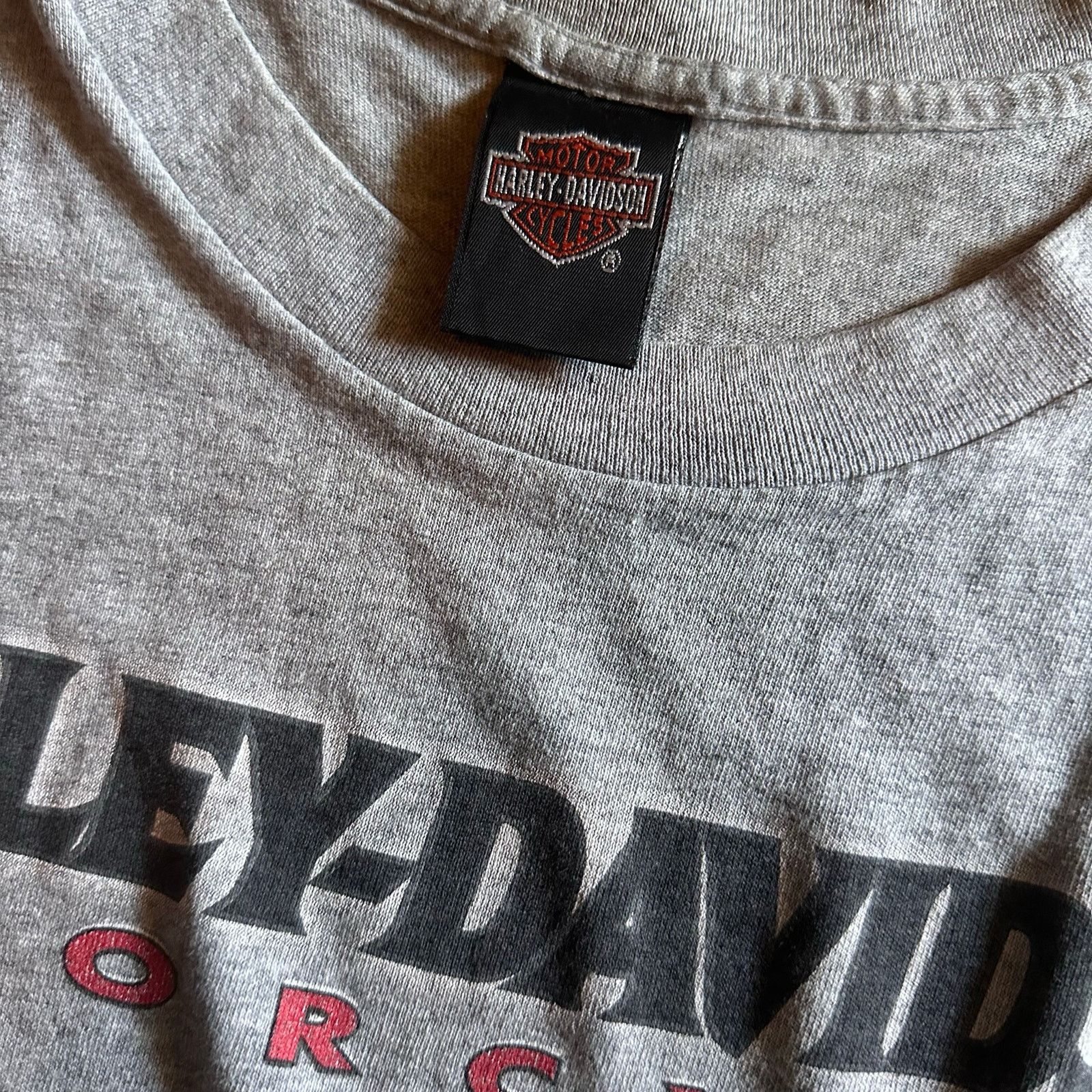 Harley Davidson 1999 spell out harley davidson motorcycles graphic tee shirt Size US L / EU 52-54 / 3 - 3 Thumbnail