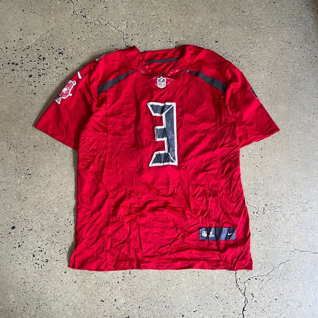 Nike Nike Red NFL Jersey with Player Number 3 Size US L / EU 52-54 / 3 - 1 Thumbnail