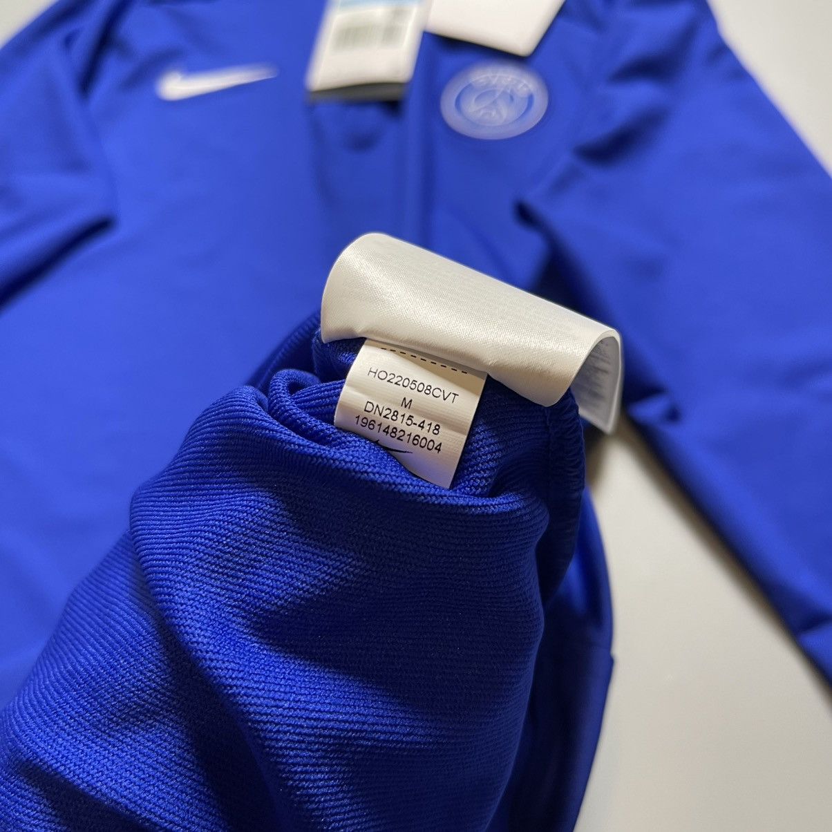 Nike × Vintage PARIS SAINT-GERMAIN NIKE 2022/2023 SOCCER TRAINING TRACK TOP Size US M / EU 48-50 / 2 - 9 Thumbnail