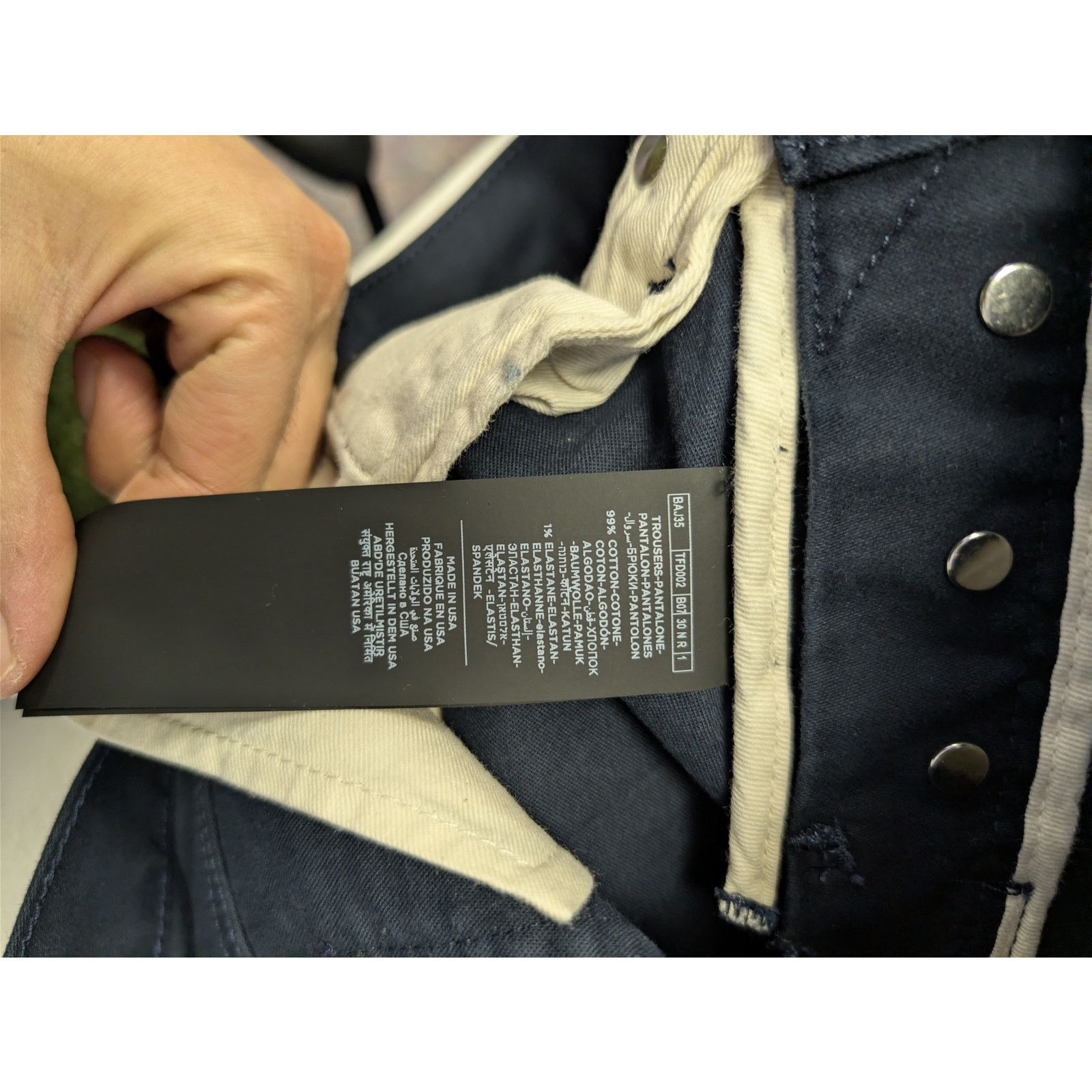 Tom Ford o1rshd1 Straight Fit Denim Jeans in Blue Size US 30 / EU 46 - 18 Thumbnail