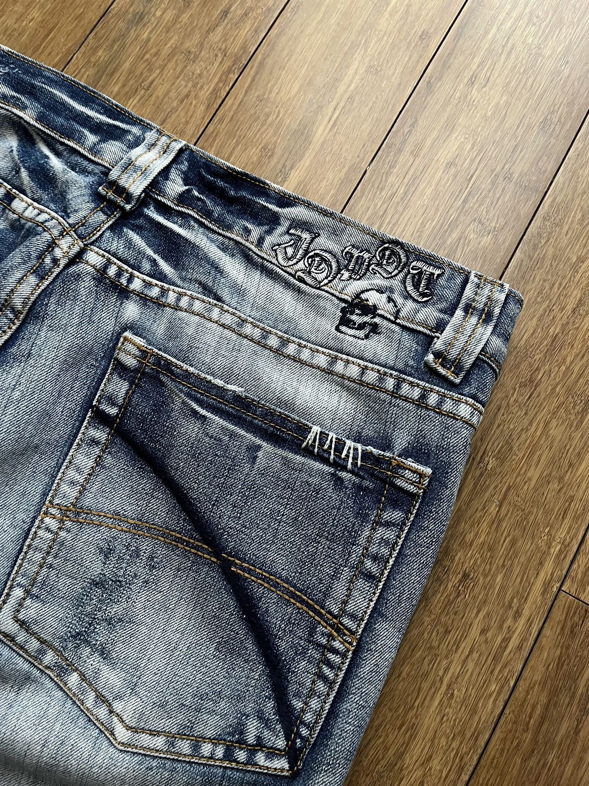 Japanese Brand VINTAGE WIDE LEG JEANS Y2K Size US 33 - 11 Thumbnail