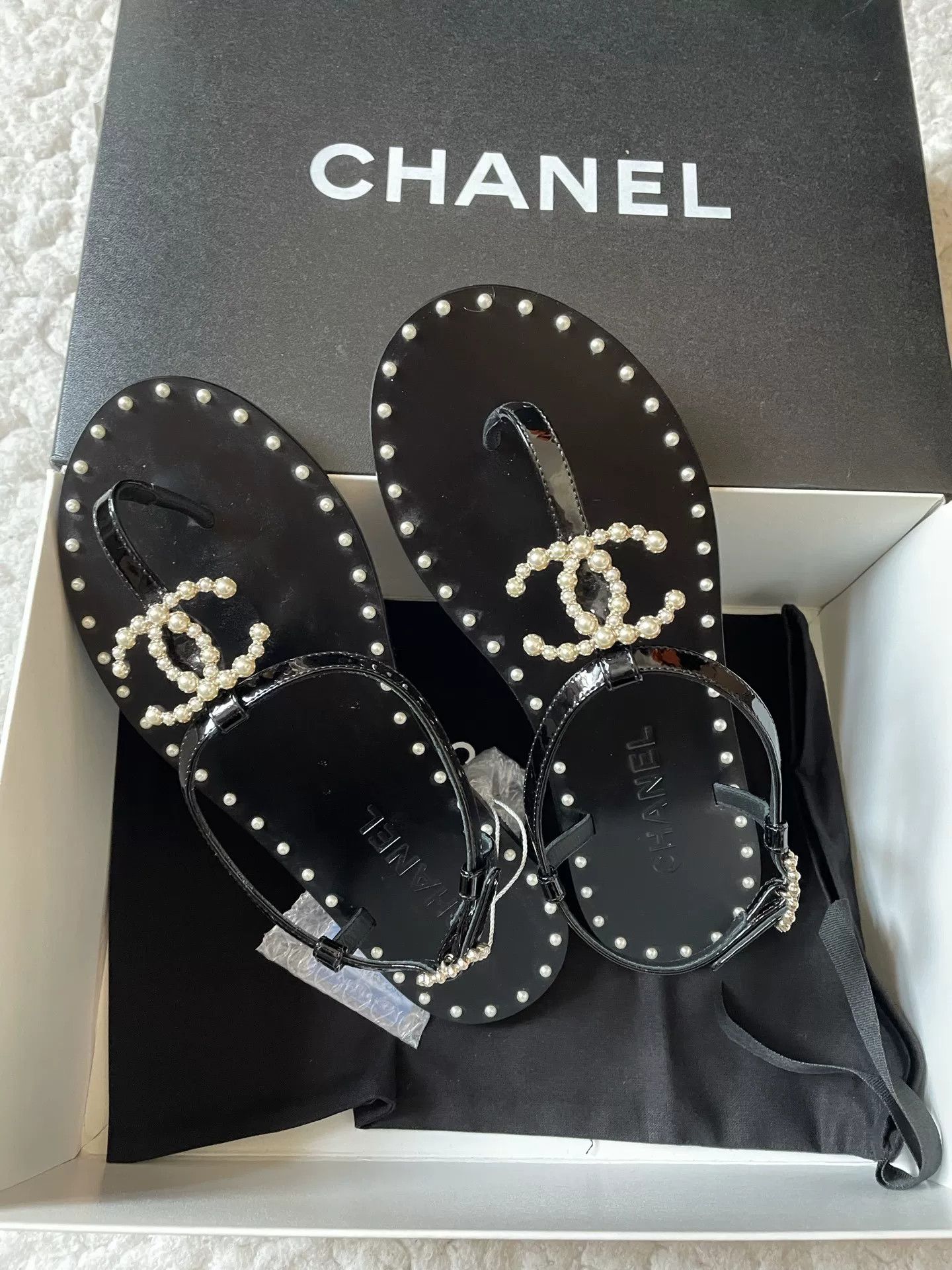 Chanel Chanel Sandals Size 35.5 Size US 4.5 / IT 34.5 - 1 Thumbnail