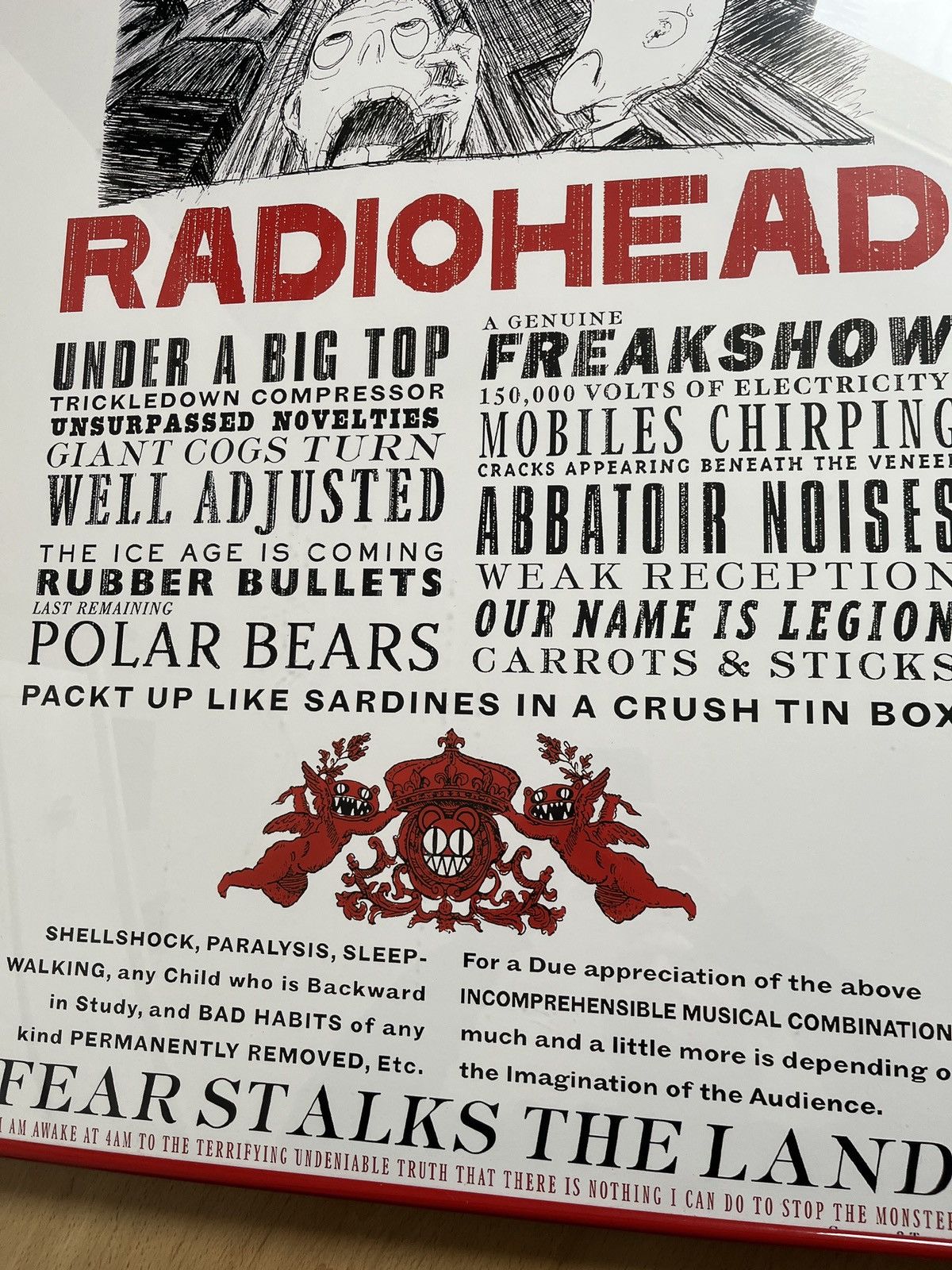 Band Tees × Vintage Radiohead « Kid A » vintage poster (2000) Size ONE SIZE - 4 Thumbnail