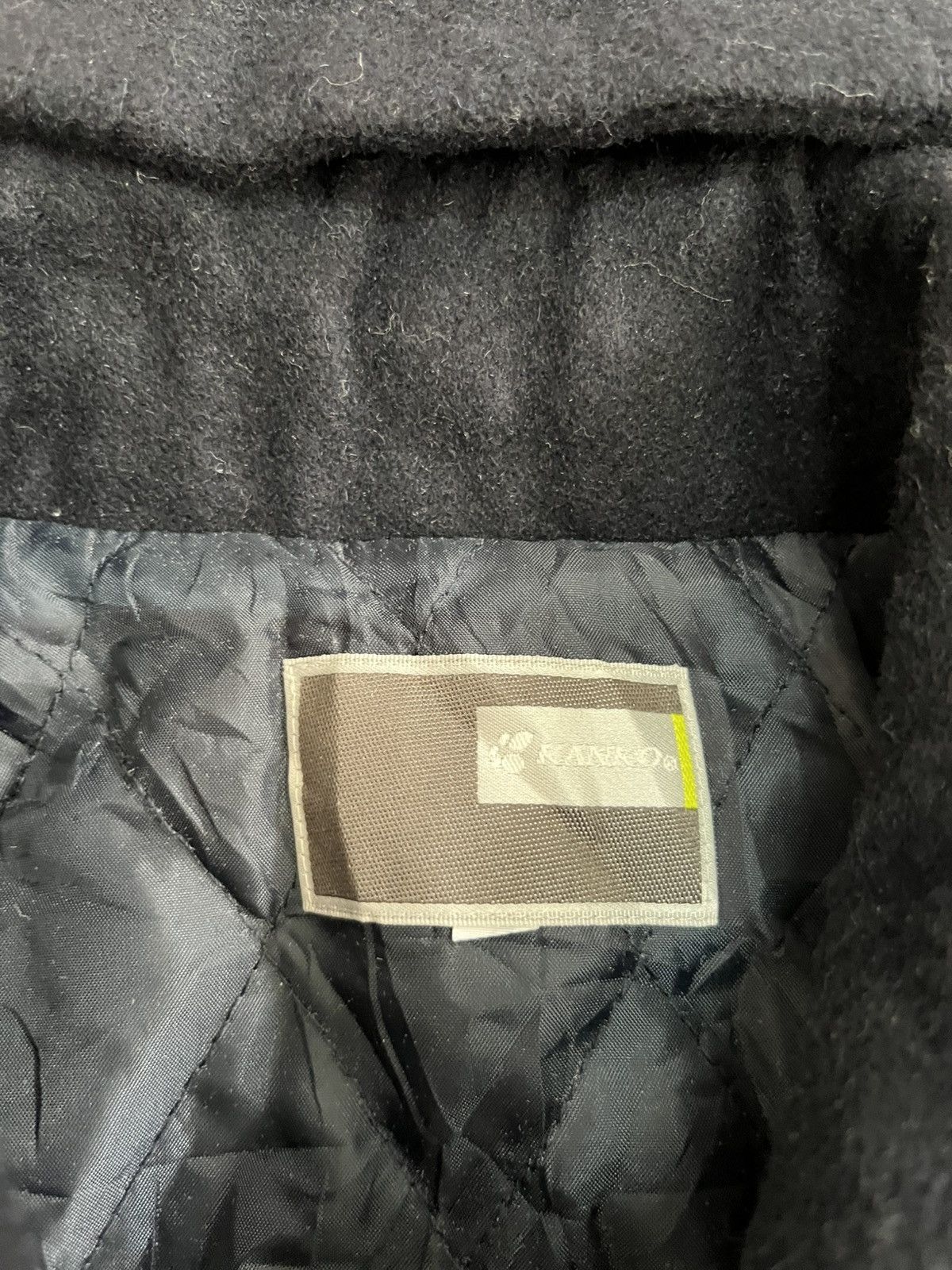 45rpm 💥Japanese Brand Kanko Long Wool Bleck Jackets Size US M / EU 48-50 / 2 - 10 Thumbnail