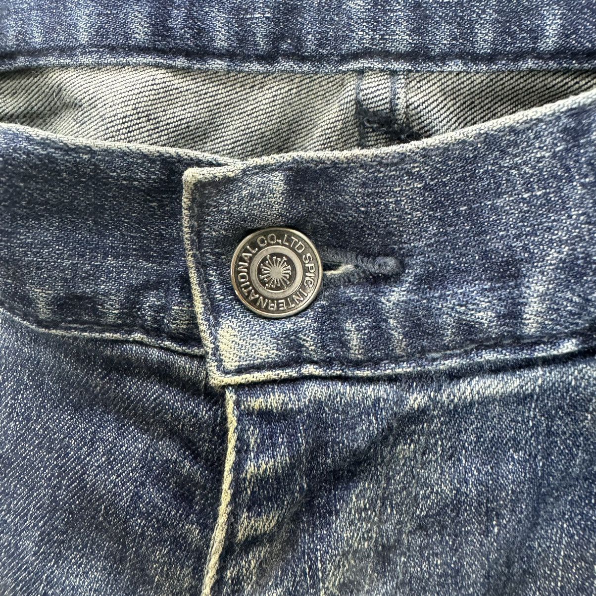 If Six Was Nine 🌟TORNADO MART BONDAGE FLARE DENIM PANTS Size US 34 / EU 50 - 13 Thumbnail