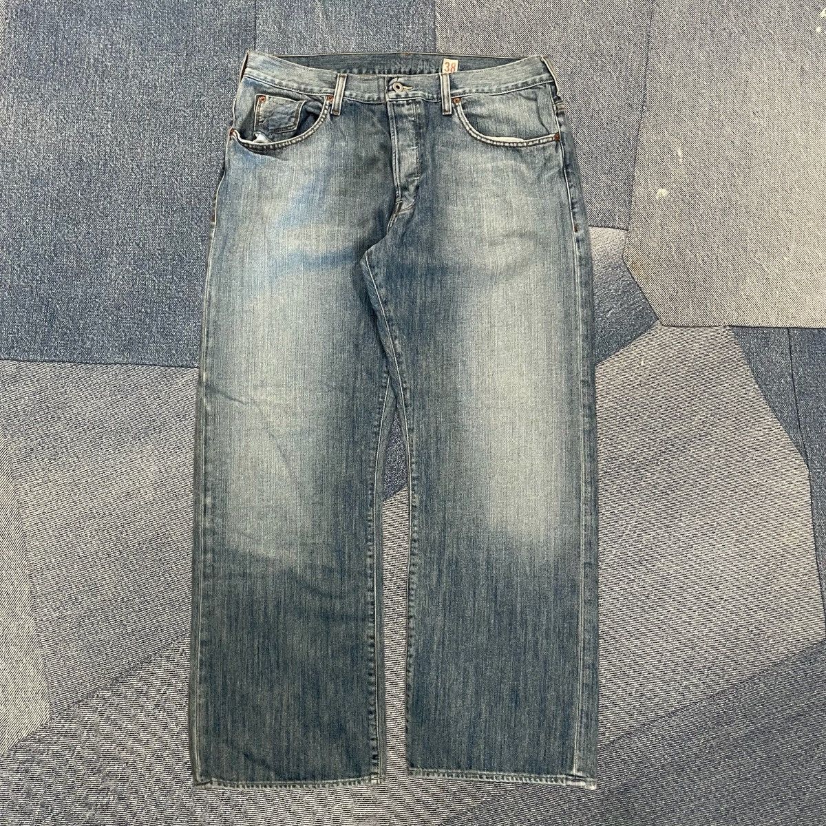Guess × Vintage CRAZY Baggy Y2K Guess Denim Size US 35 - 2 Thumbnail