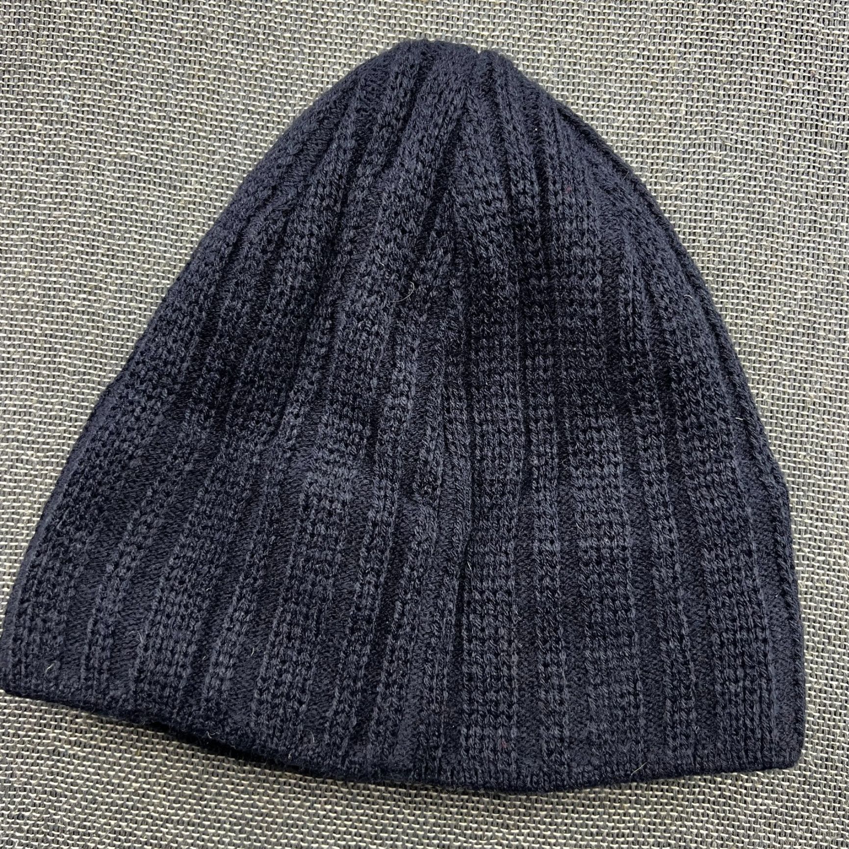 Vintage 66 North Blue Beanie Hat One Size Windproof Thermal Knitted Lined Acrylic Knit Unisex Adults Hat Size ONE SIZE - 3 Thumbnail