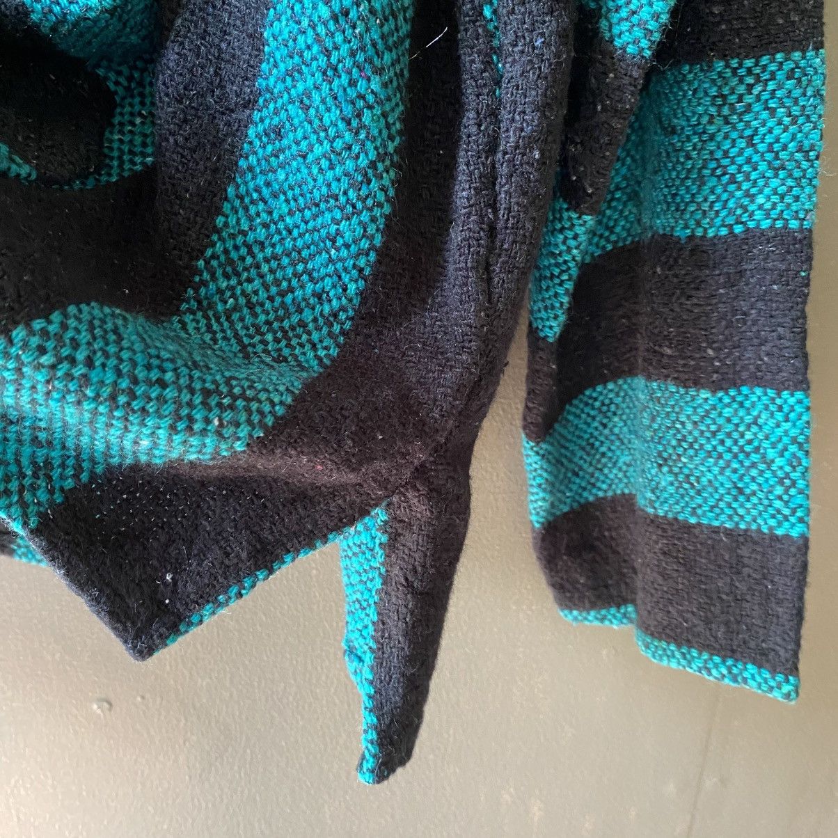 Vintage Black and Teal Striped Baja Hoodie Size US L / EU 52-54 / 3 - 17 Thumbnail