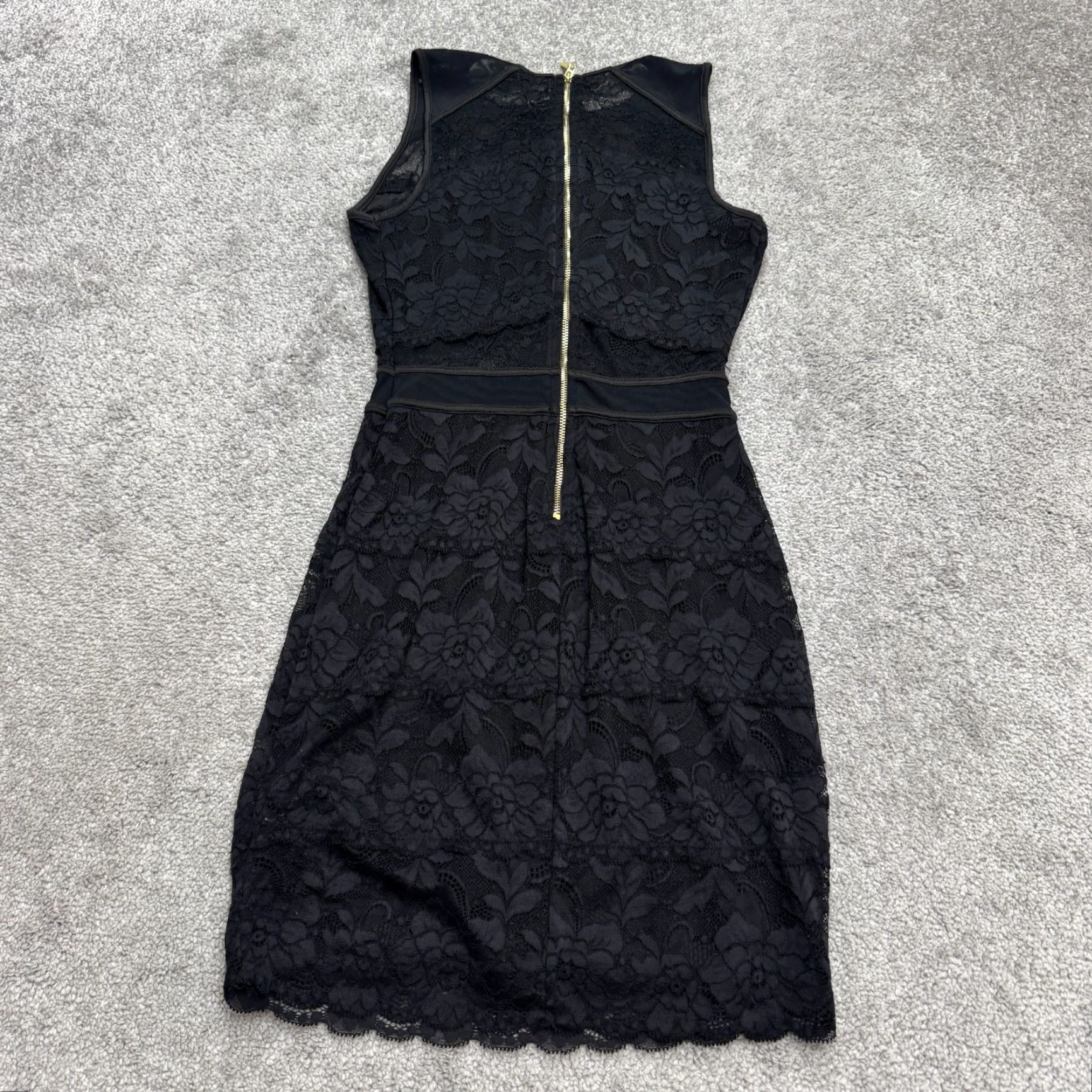 GUESS Floral Lace Pencil Sheath Dress Womens XS Black Sleeveless Knee  Length - stein-coach.com