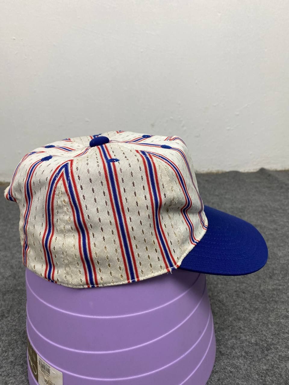 Descente × Japanese Brand × Vintage vintage descente pinstriped snapback cap nice design Size ONE SIZE - 5 Thumbnail