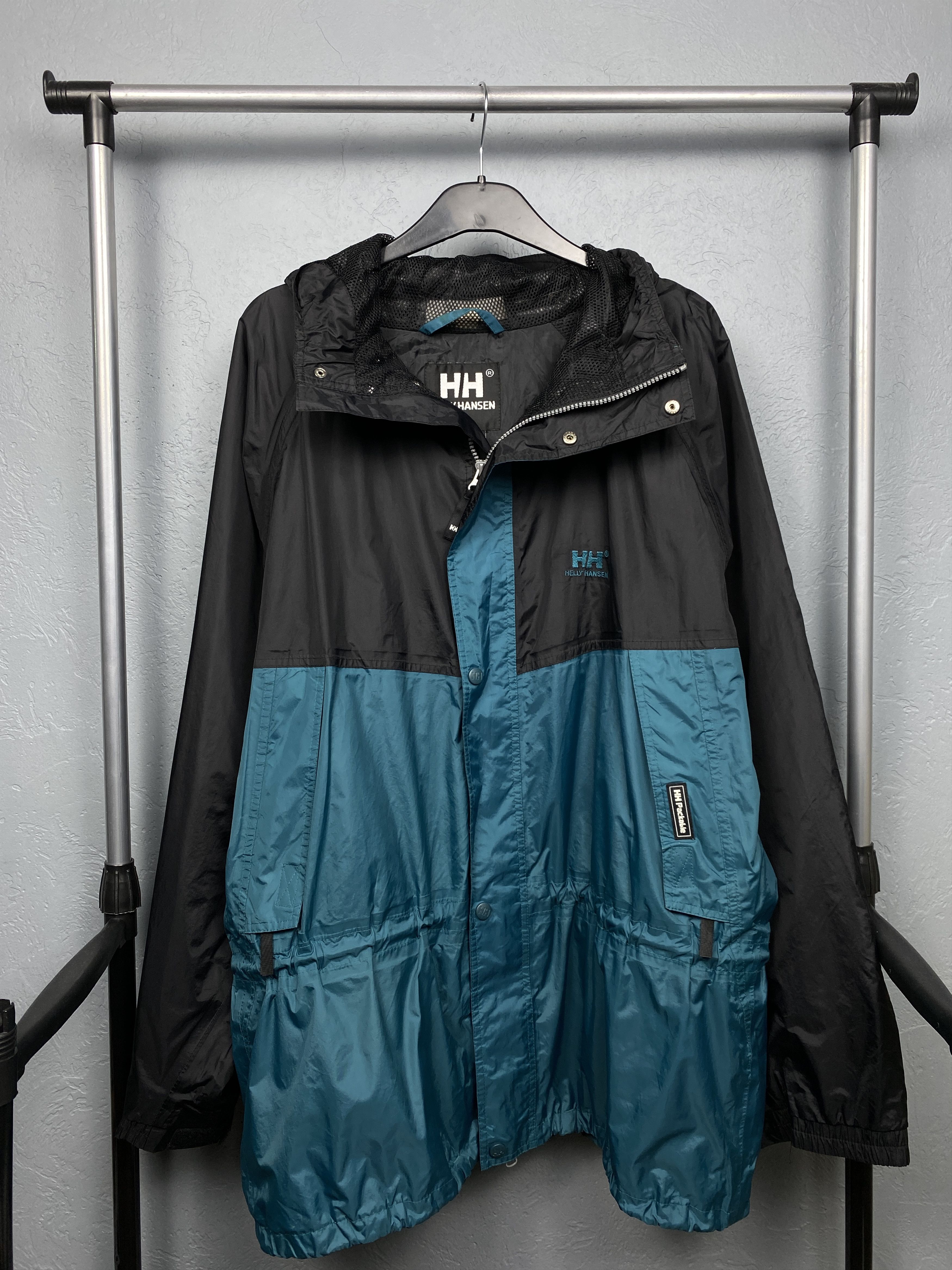 Helly Hansen Helly Hansen 90s Vintage Mens Nylon Waterproof Jacket Size US XL / EU 56 / 4 - 1 Thumbnail