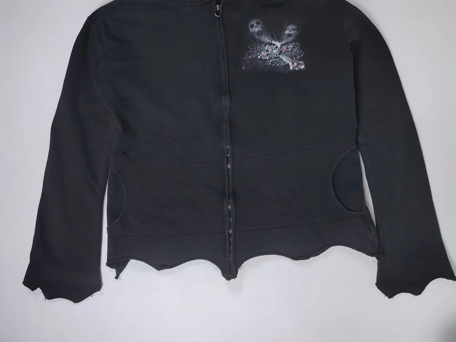 Affliction × Vintage Spiral Y2k opium zip hoodie Rick Owens Size US M / EU 48-50 / 2 - 14 Thumbnail