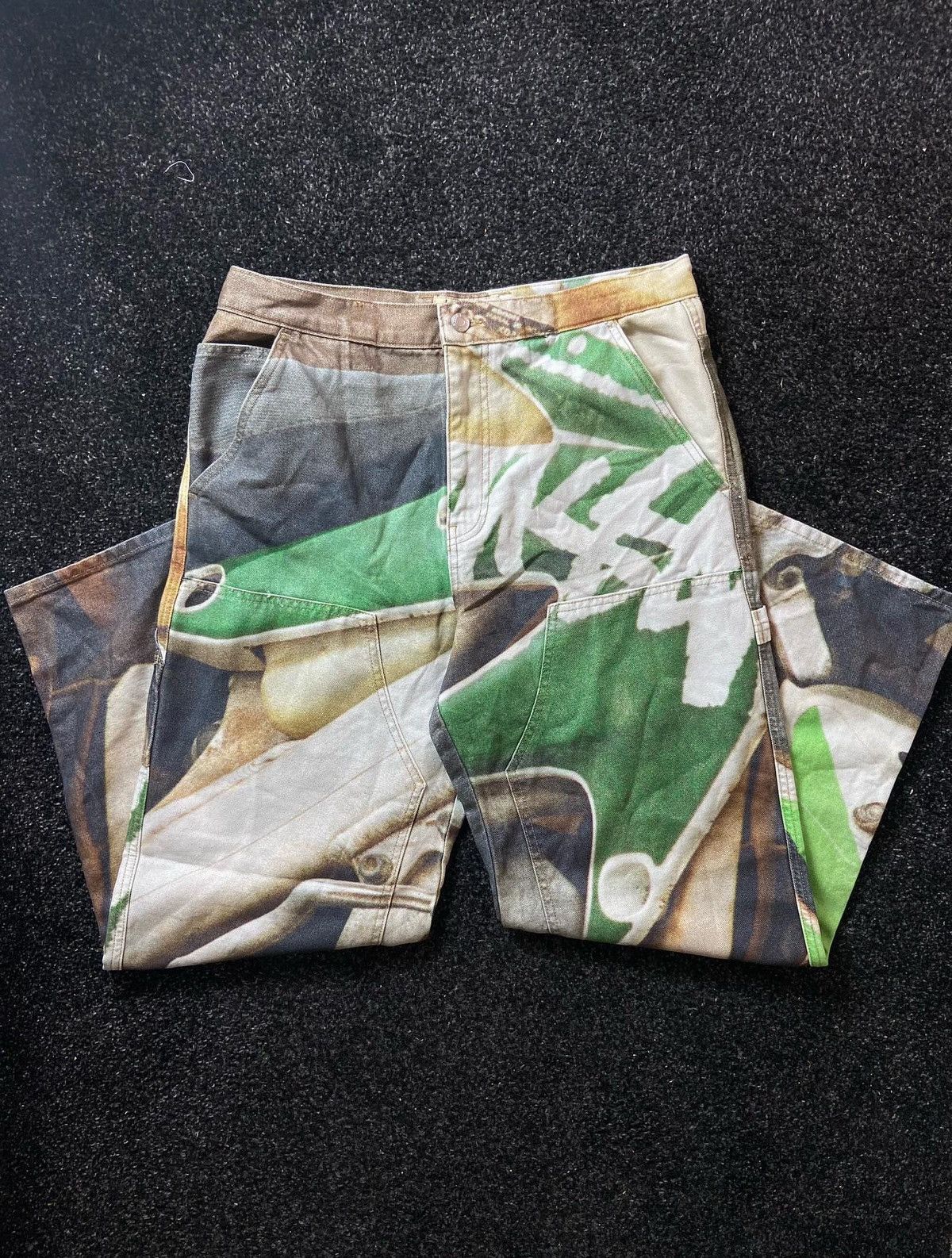 パンツ Stussy Canvas Work Pant Baja Print WORK PANT CANVAS BAJA