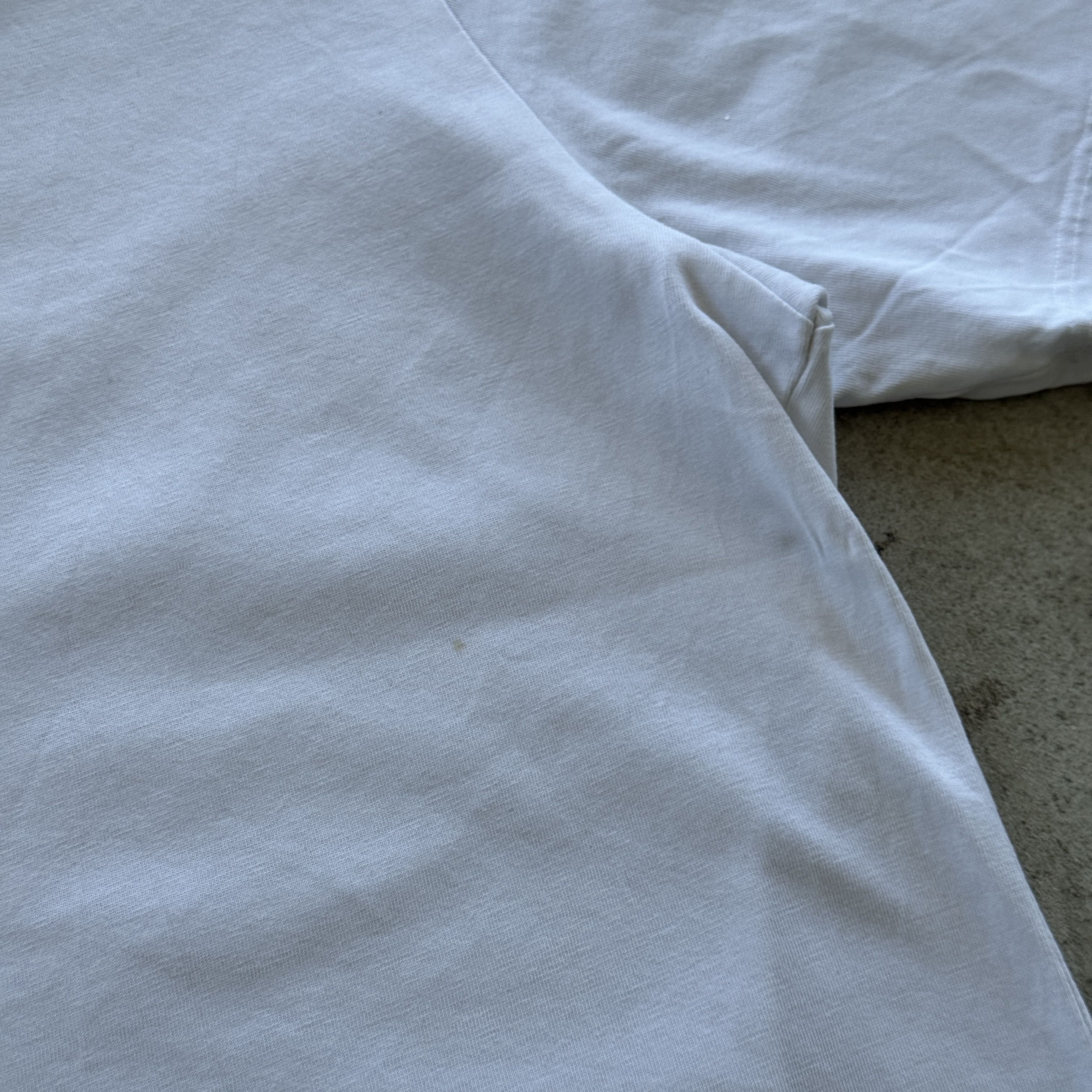 Etudes Etudes White Logo Embroidered Cotton T-Shirt Size XL Size US XL / EU 56 / 4 - 4 Thumbnail