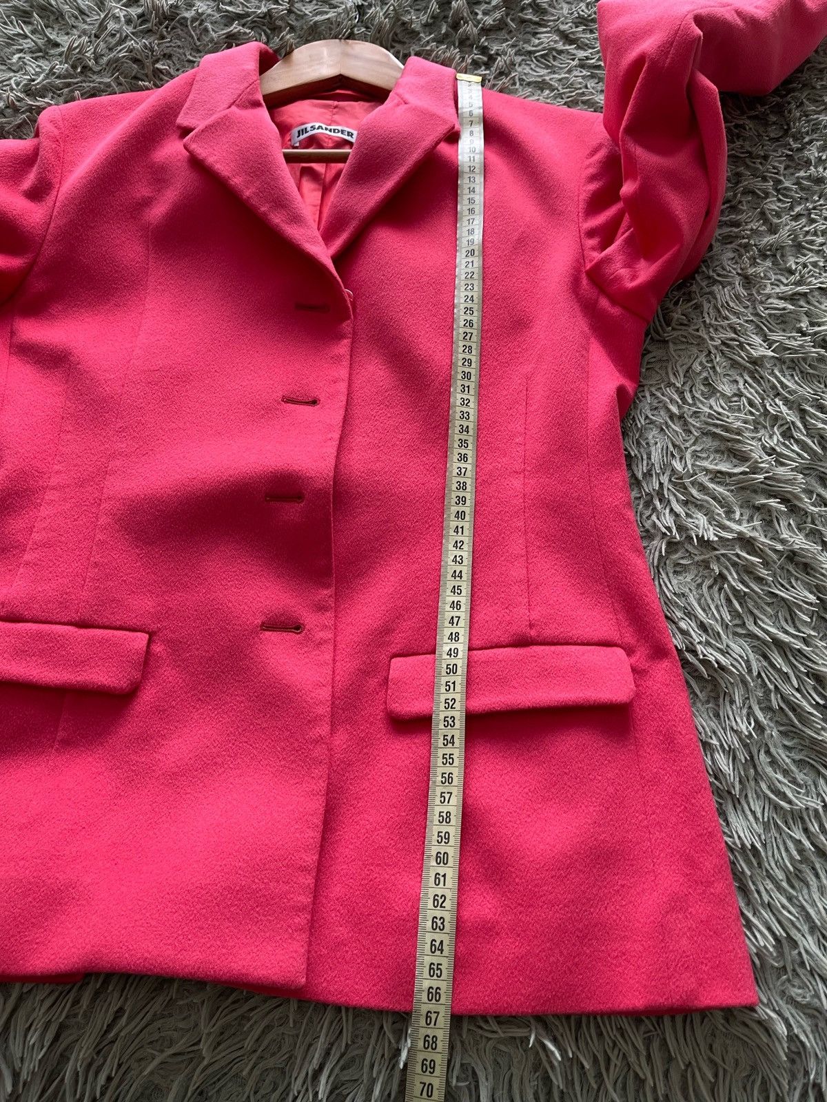 Vintage Vintage Jil Sander Double Breasted Women Pink Blazer Jacket Size S / US 4 / IT 40 - 14 Thumbnail