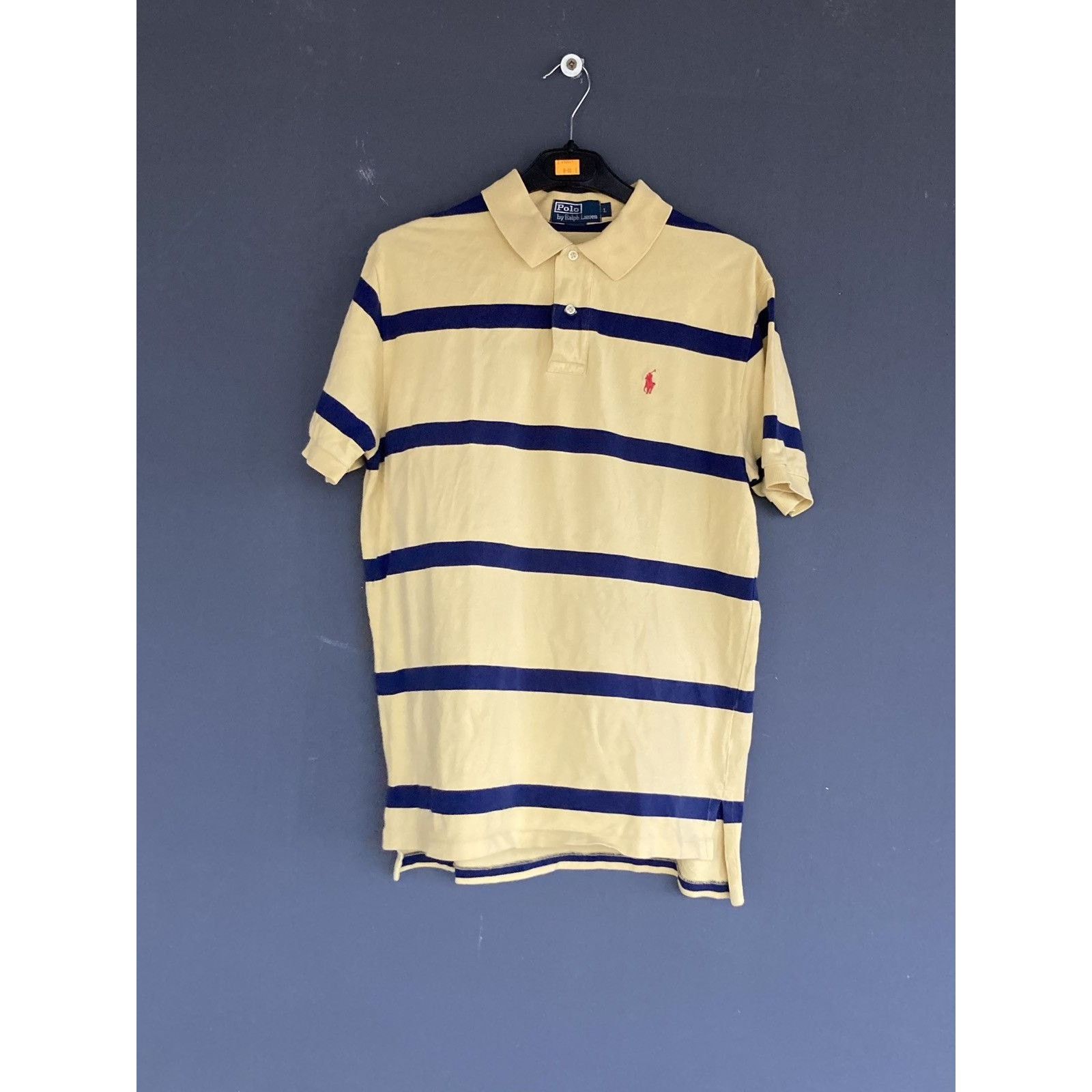 Polo Ralph Lauren × Vintage 90s Vintage Ralph Lauren Stripe t-shirt Size US L / EU 52-54 / 3 - 1 Thumbnail
