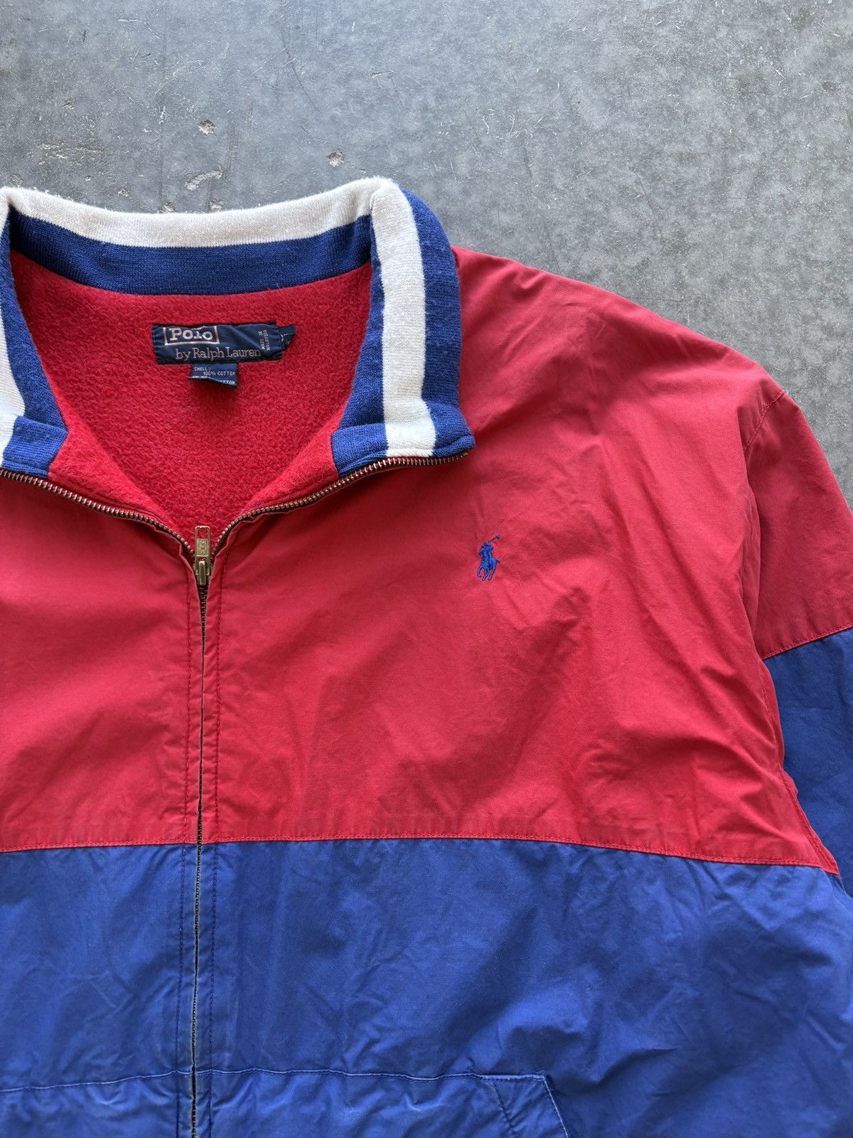 Polo Ralph Lauren Vintage 90s Polo Ralph Lauren Fleece Lined Bomber Jacket Size US XL / EU 56 / 4 - 3 Thumbnail