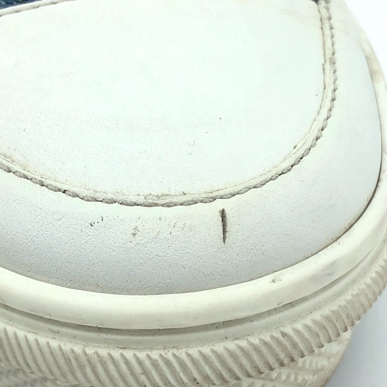 Louis Vuitton Louis Vuitton Lv 36 Denim Blue High Top Sneakers W/ White So Size US 6 / IT 36 - 4 Thumbnail