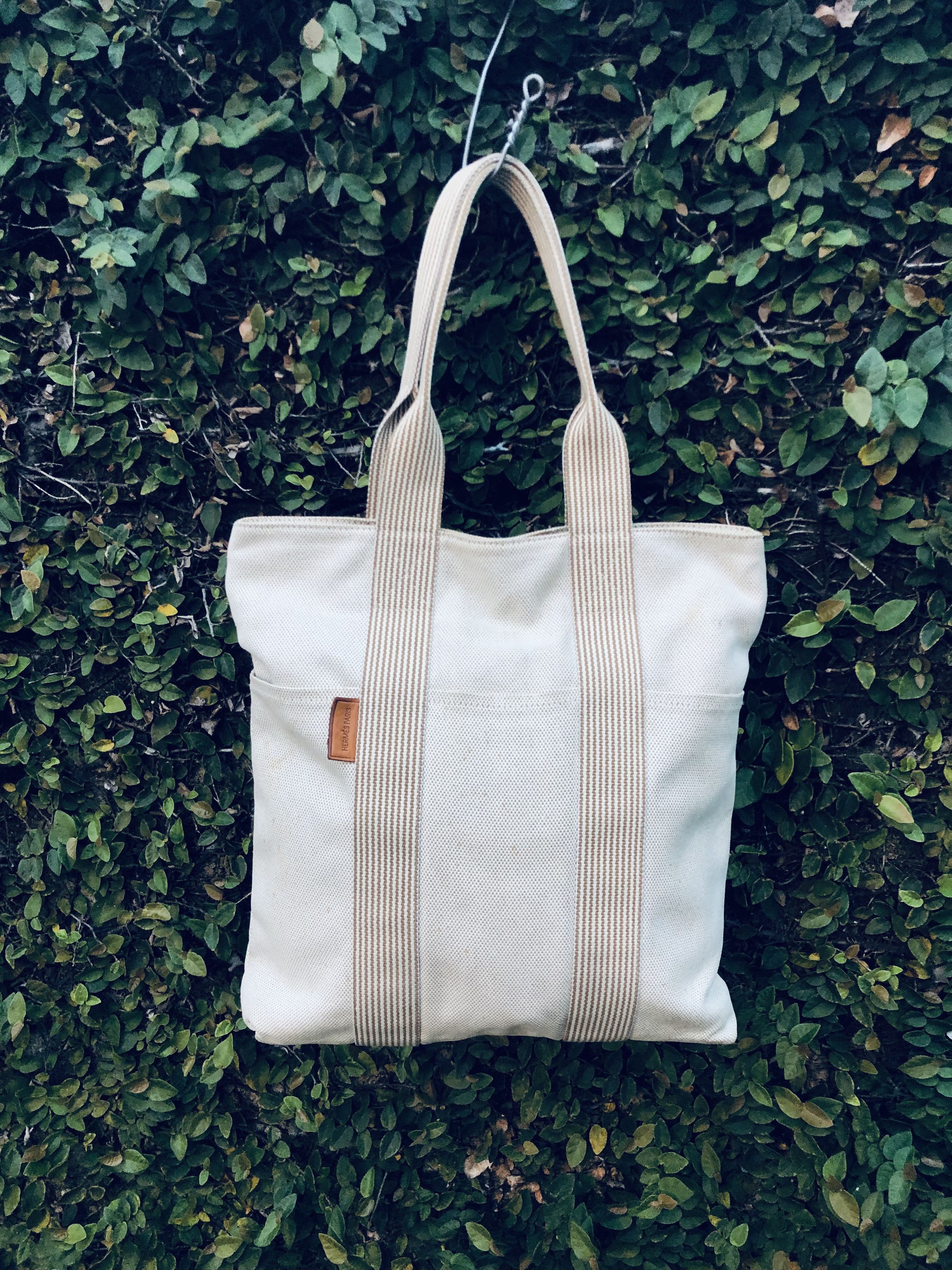 Other Vintage Canvas Style Workwear Fashion Tote bAg Size ONE SIZE - 5 Thumbnail