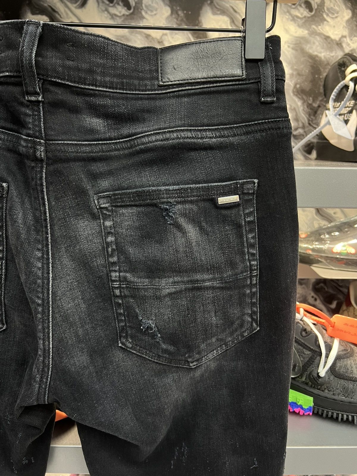 Amiri Amiri MX1 distressed Black Jeans Size US 32 / EU 48 - 7 Thumbnail