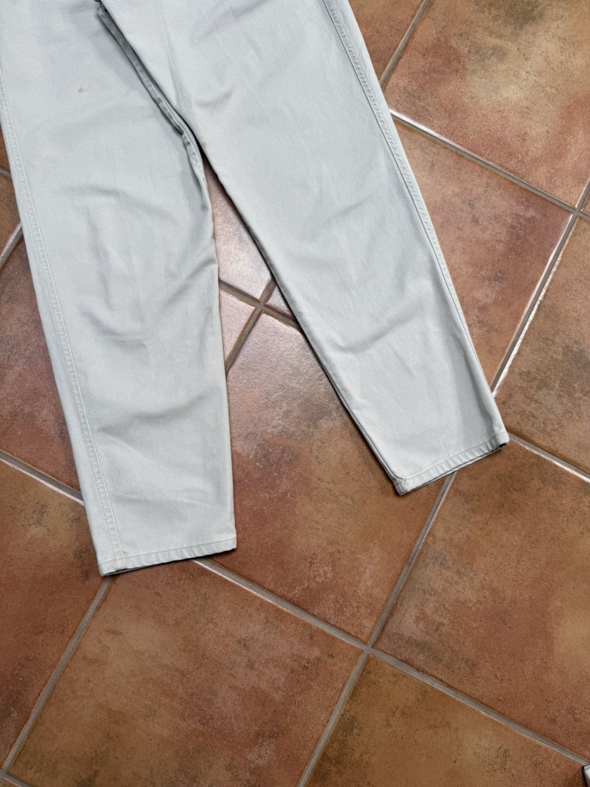Marithe + Francois Girbaud Vintage Cream Stone Washed Girbaud Denim Pants Size US 30 / EU 46 - 3 Thumbnail