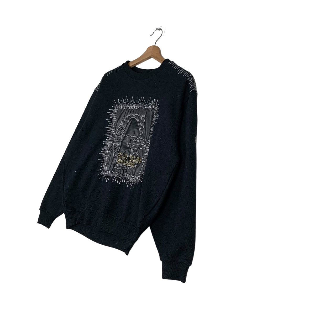 Japanese Brand GOLD CLUB SPORTS Embroidery Big Logo Sweatshirt #0349-C16 Size US M / EU 48-50 / 2 - 2 Thumbnail