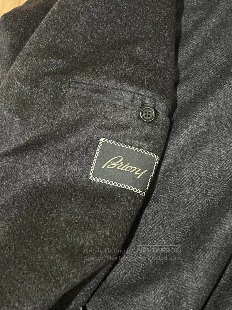 Brioni Brioni Wool Overcoat Size US L / EU 52-54 / 3 - 3 Thumbnail