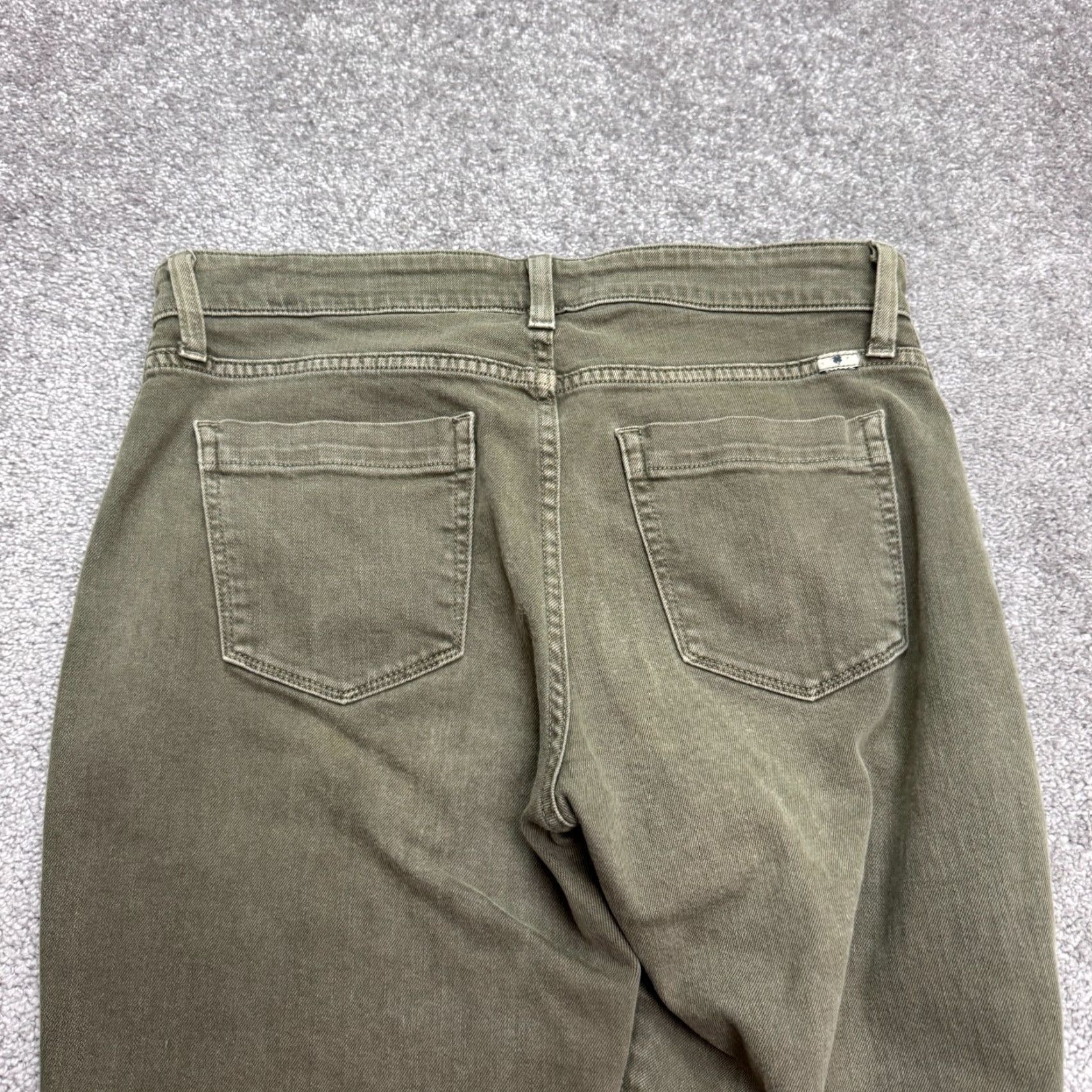 Lucky Brand Lucky Brand Brooke Skinny Jeans Womens 10 Olive Green High Rise Denim City Outdoor Comfort Stretch Size 32" / US 10 / IT 46 - 4 Thumbnail