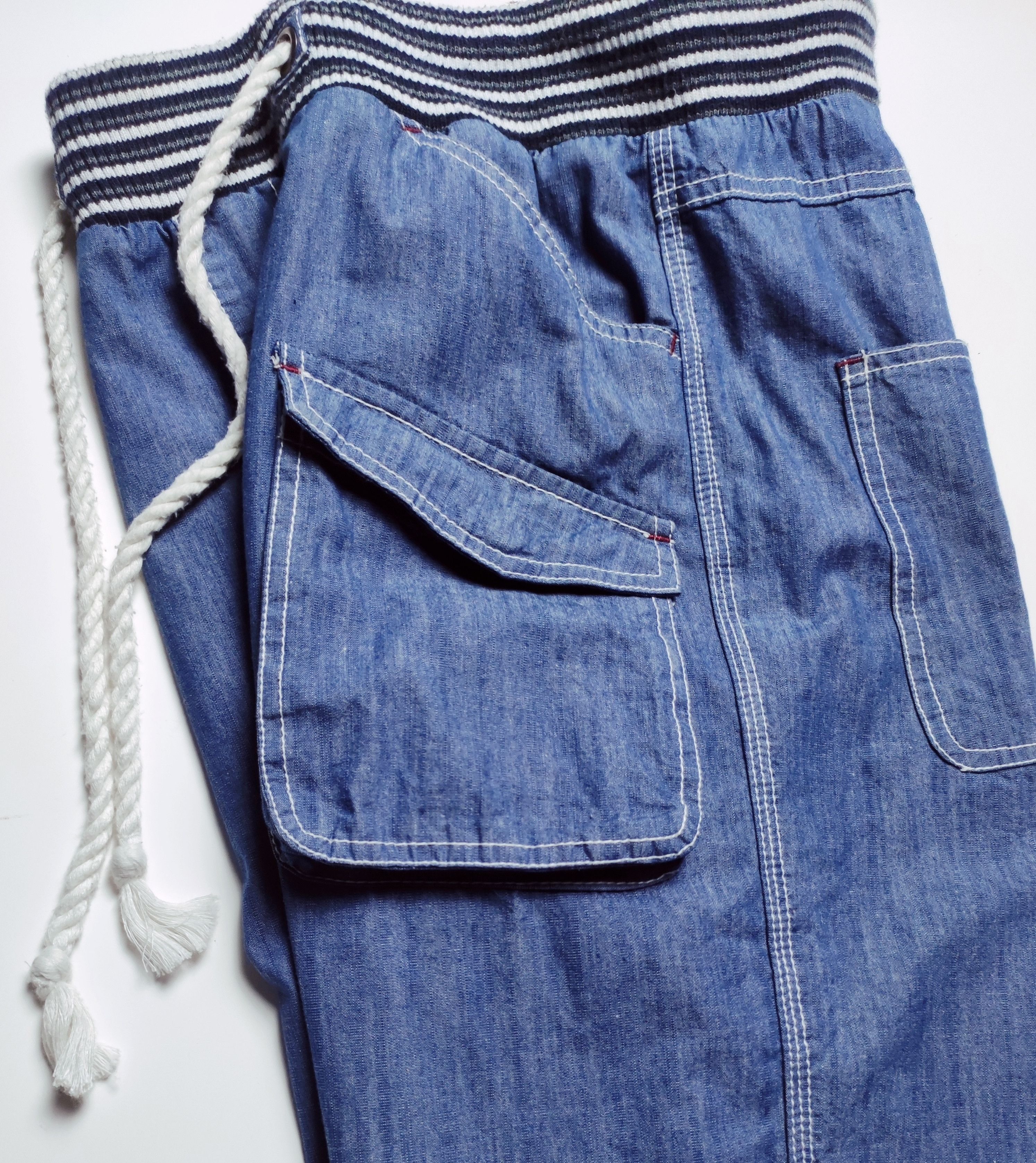 Other Halham Denim Multipocket Cargo Short Bush Pants Size US 32 / EU 48 - 4 Thumbnail