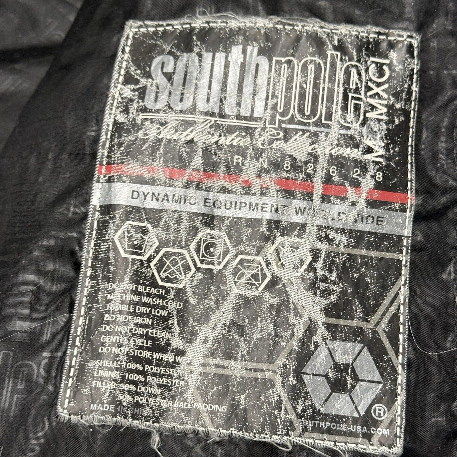 Southpole Vintage Y2K Southpole Puffer Jacket Mens 2XL Black Insulated Size US XXL / EU 58 / 5 - 9 Thumbnail