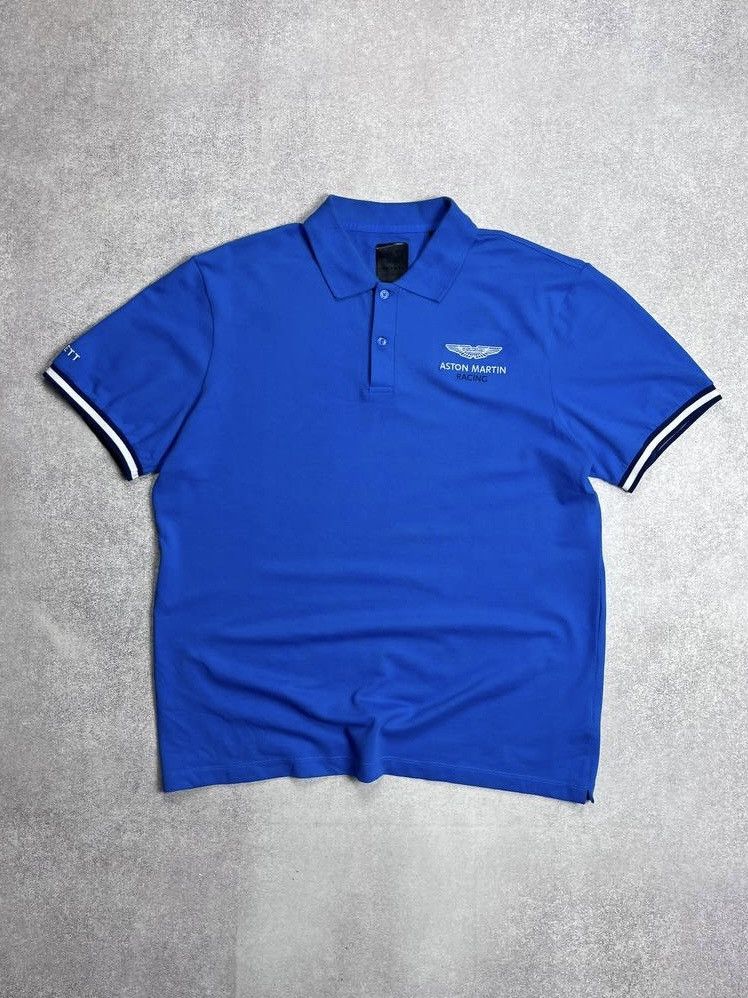 Hackett × Vintage Vintage Hackett Aston Martin Polo Shirt Y2K M Size US XL / EU 56 / 4 - 1 Thumbnail