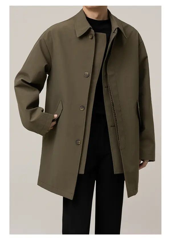 Other Yoshi x dou Classic Khaki Coat - Minimalist Style Size US L / EU 52-54 / 3 - 6 Thumbnail