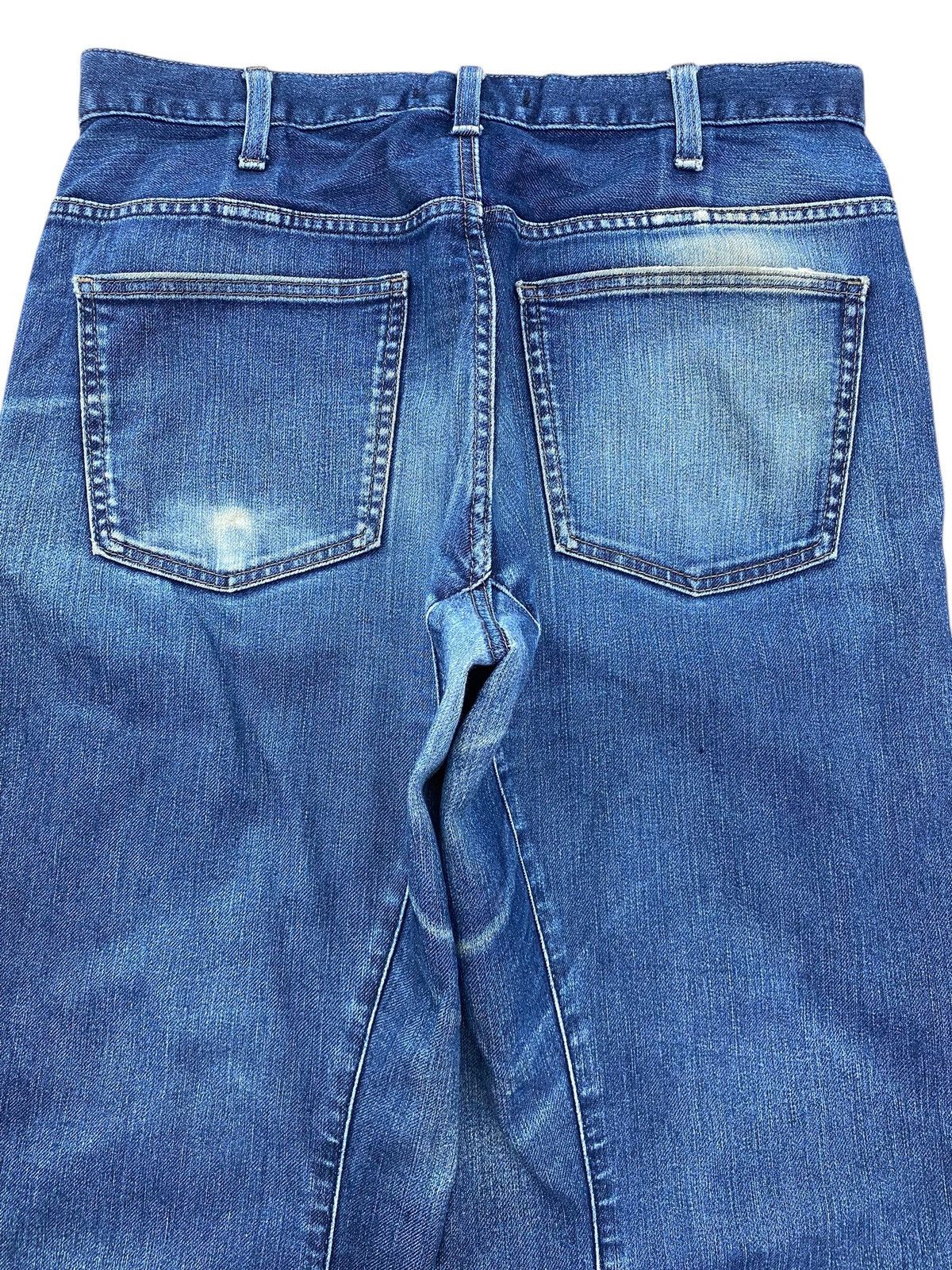 Uniqlo Uniqlo Faded Blue Wash Style Skinny Leg Jeans Size US 32 / EU 48 - 4 Thumbnail