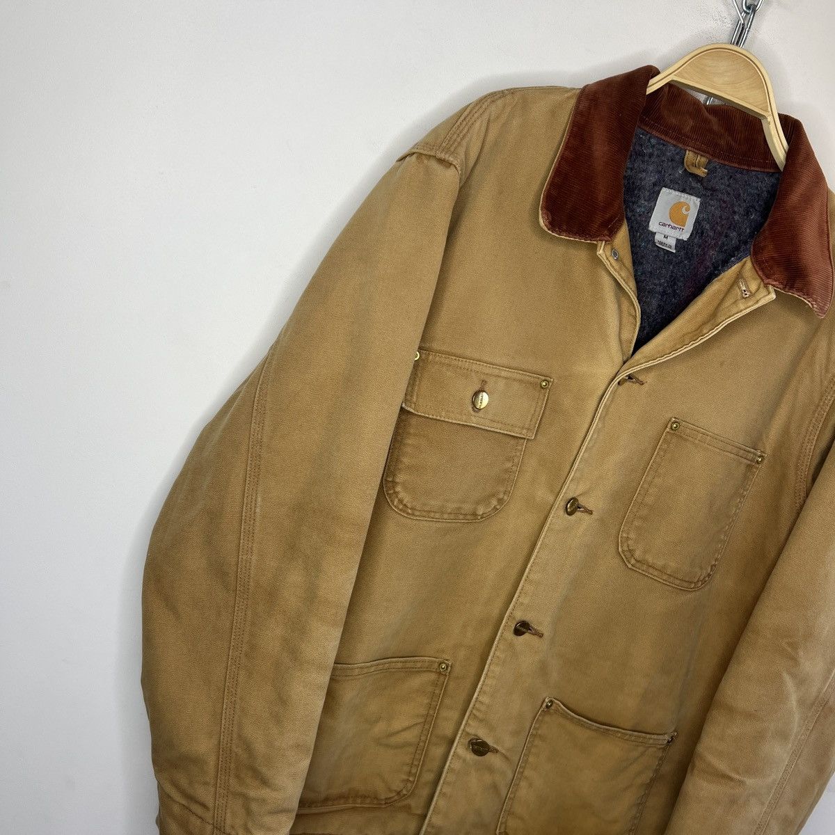 Carhartt × Vintage Vintage Carhartt Detroit Jacket Brown Work Wear Y2K 90s Size US M / EU 48-50 / 2 - 3 Thumbnail