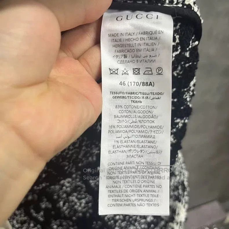 Gucci Gucci Logo Jacquard Short Sleeve Shirt. Size US M / EU 48-50 / 2 - 5 Thumbnail