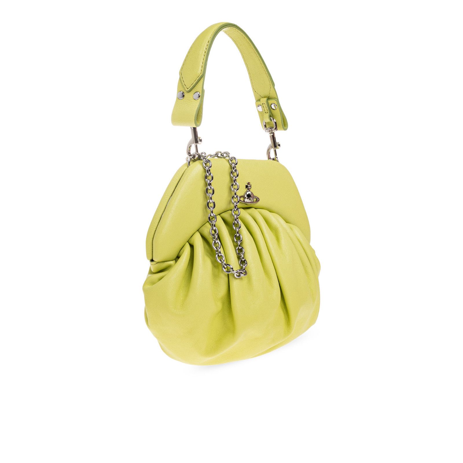 Vivienne Westwood VIVIENNE WESTWOOD Brooke Green Top Handle Bag New & Authenti Size ONE SIZE - 3 Thumbnail