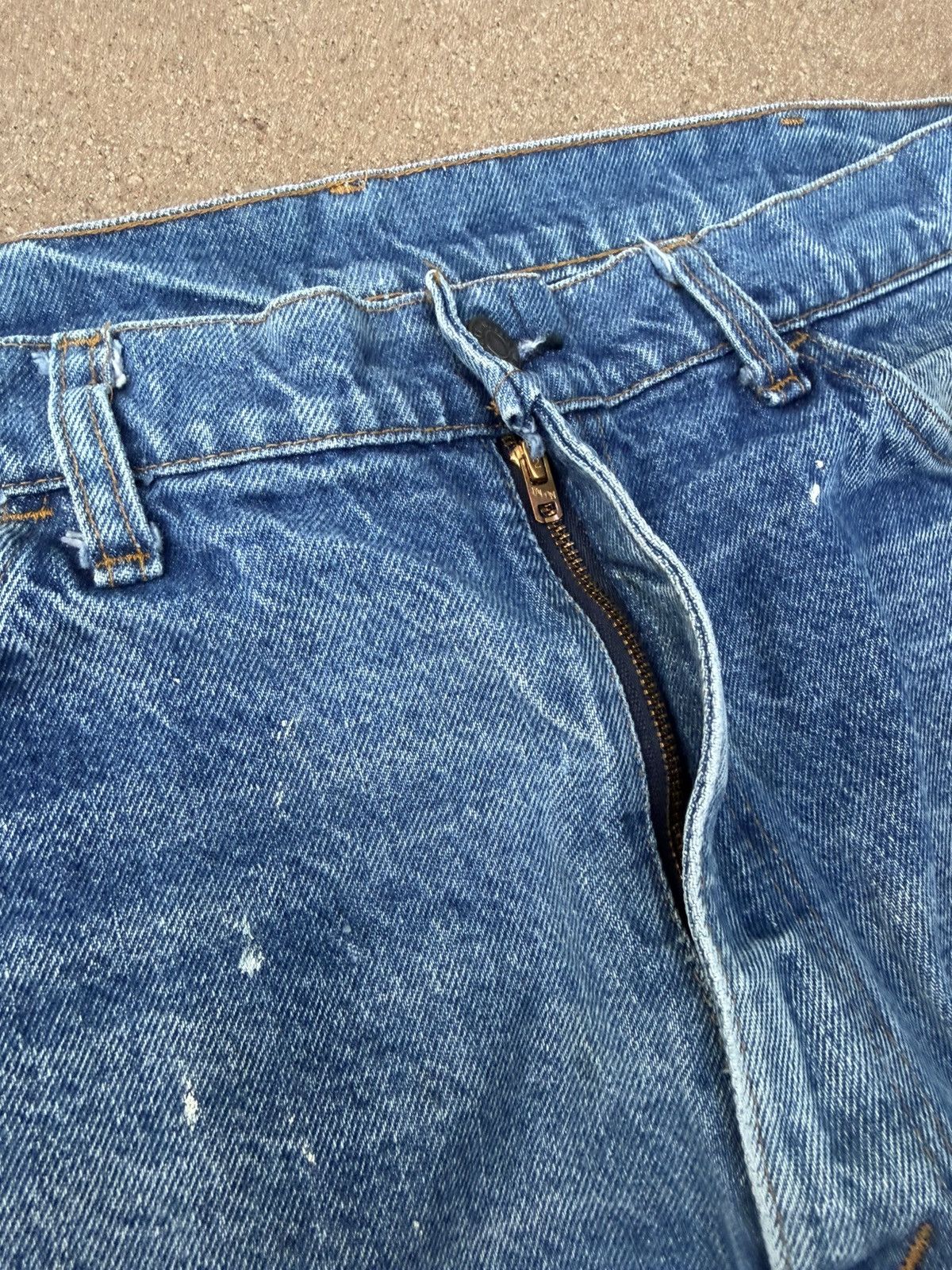 Levi's Vtg 70’s Levi’s 646 Orange Tab Bellbottom Flare Jeans 36x28 Size US 36 / EU 52 - 5 Thumbnail