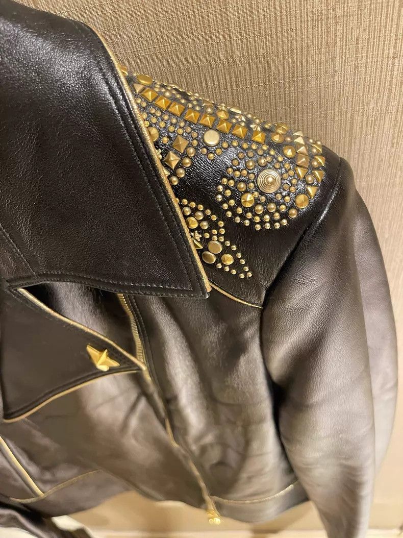Versace Versace Leather coat Size US S / EU 44-46 / 1 - 2 Thumbnail