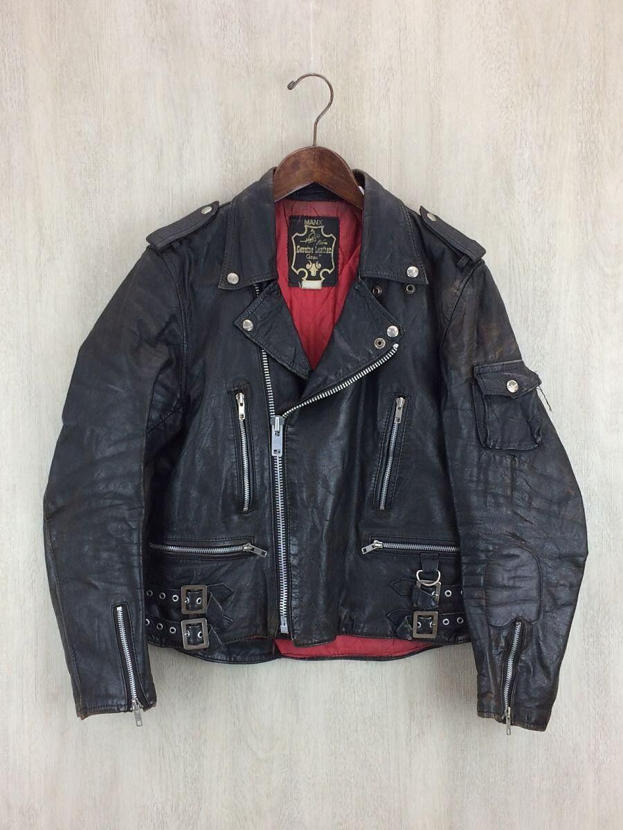 Schott Campri Manx Vintage Leather Motorcyle Jacket Size US L / EU 52-54 / 3 - 2 Thumbnail