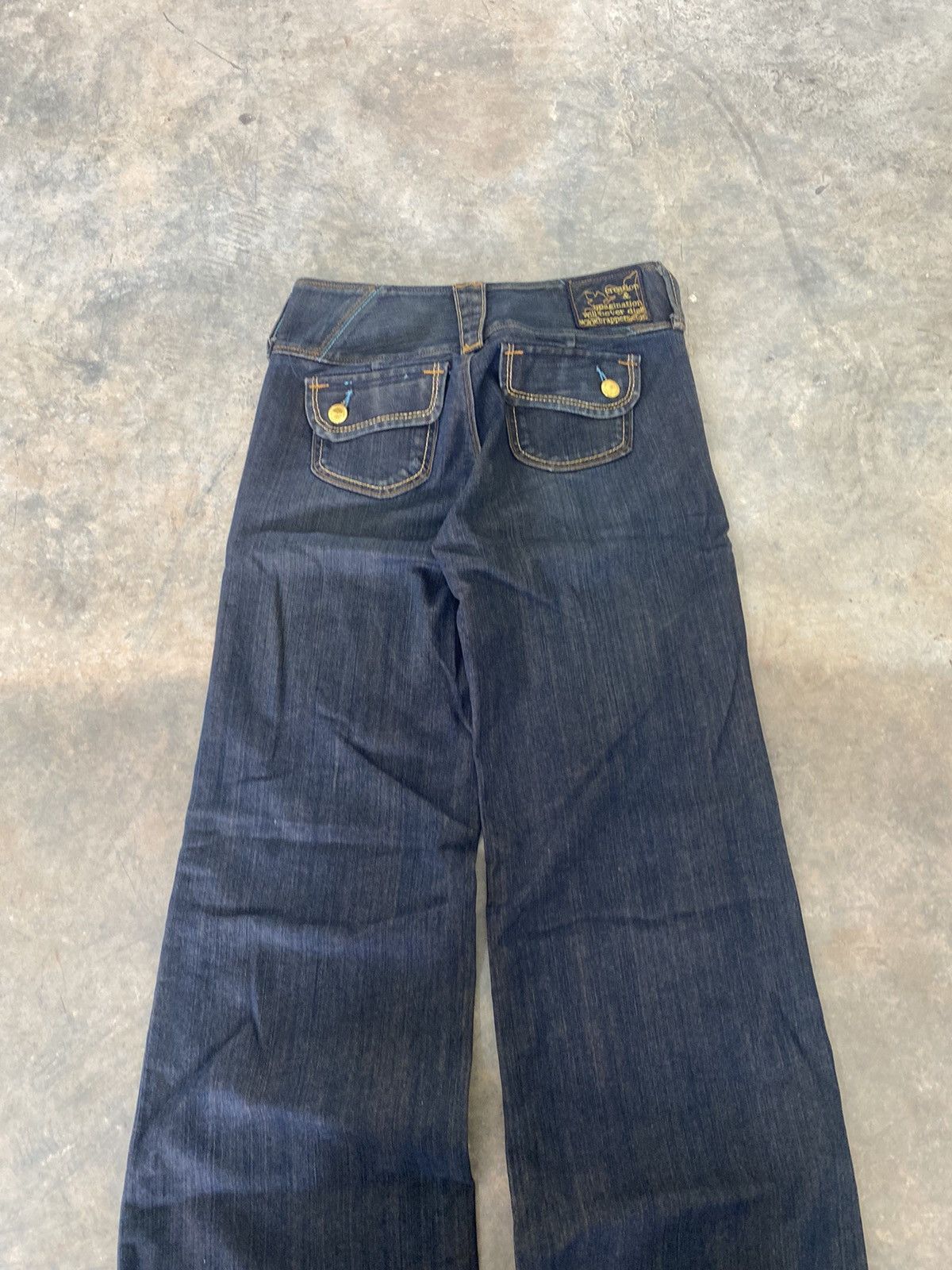 Hysteric Glamour Sick☠️ Brappers Flare Jeans Lgb Punk Grunge 90s Size US 28 / EU 44 - 10 Thumbnail