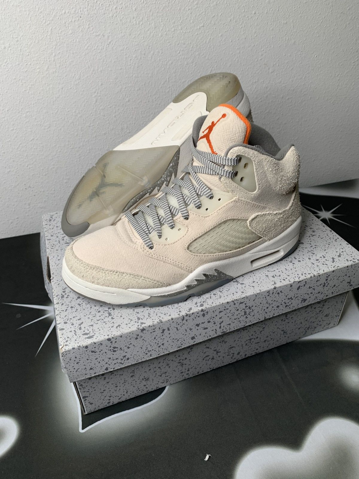 Jordan Brand Air Jordan 5 Retro Se Craft Light Orewood Brown Size US 7 / EU 40 - 3 Thumbnail