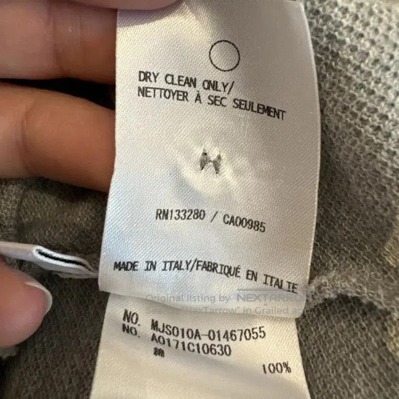 Other Thom Browne Gray Cotton Striped Short Sleeve T-Shirt . Size S / US 4 / IT 40 - 5 Thumbnail