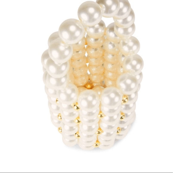 Zara ZARA jumbo pearl bucket bag purse comino vanina Size ONE SIZE - 3 Thumbnail