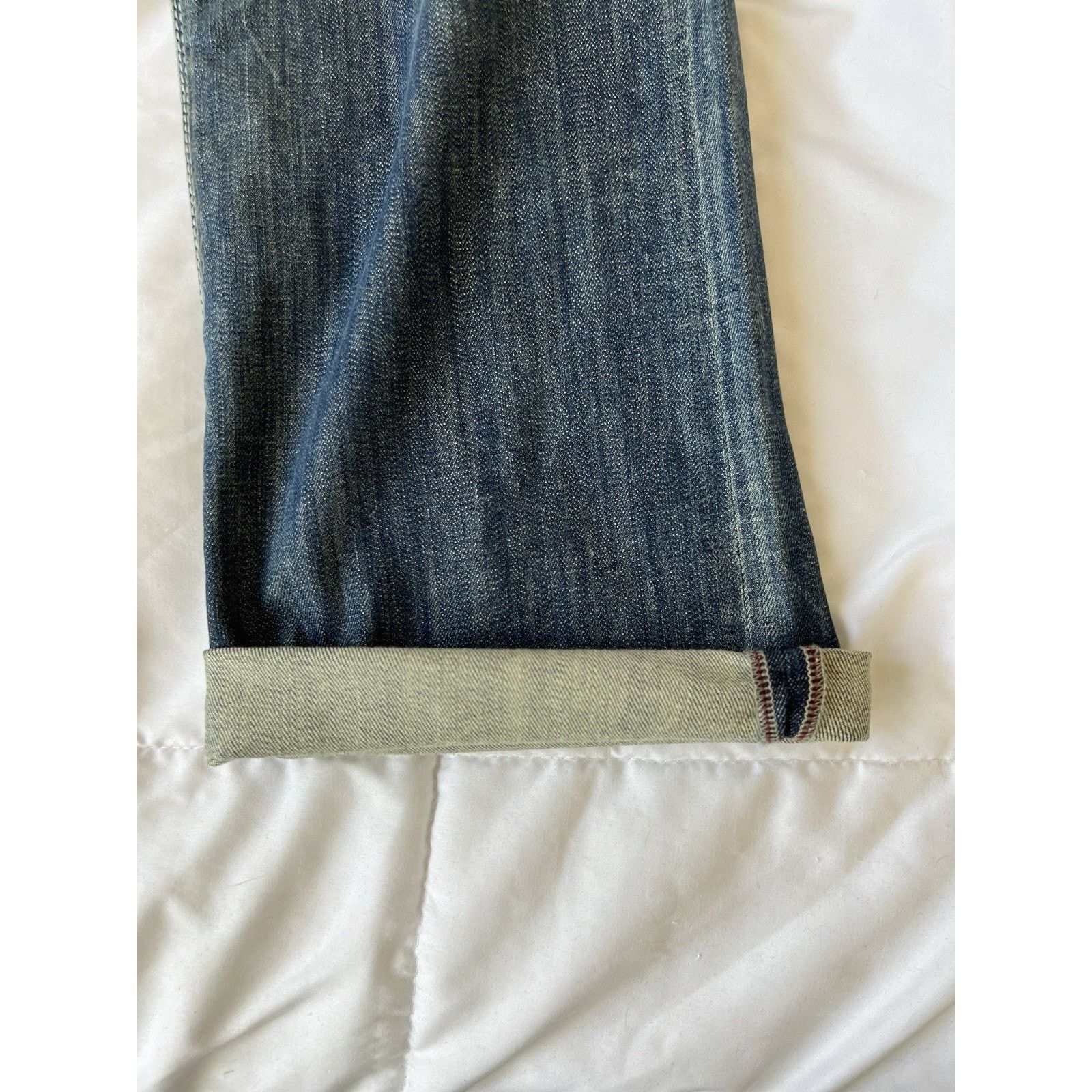 Rising Sun & Co. RS And CO Jeans Men’s 100% Cotton Wide Leg Size 32 Size US 32 / EU 48 - 5 Thumbnail